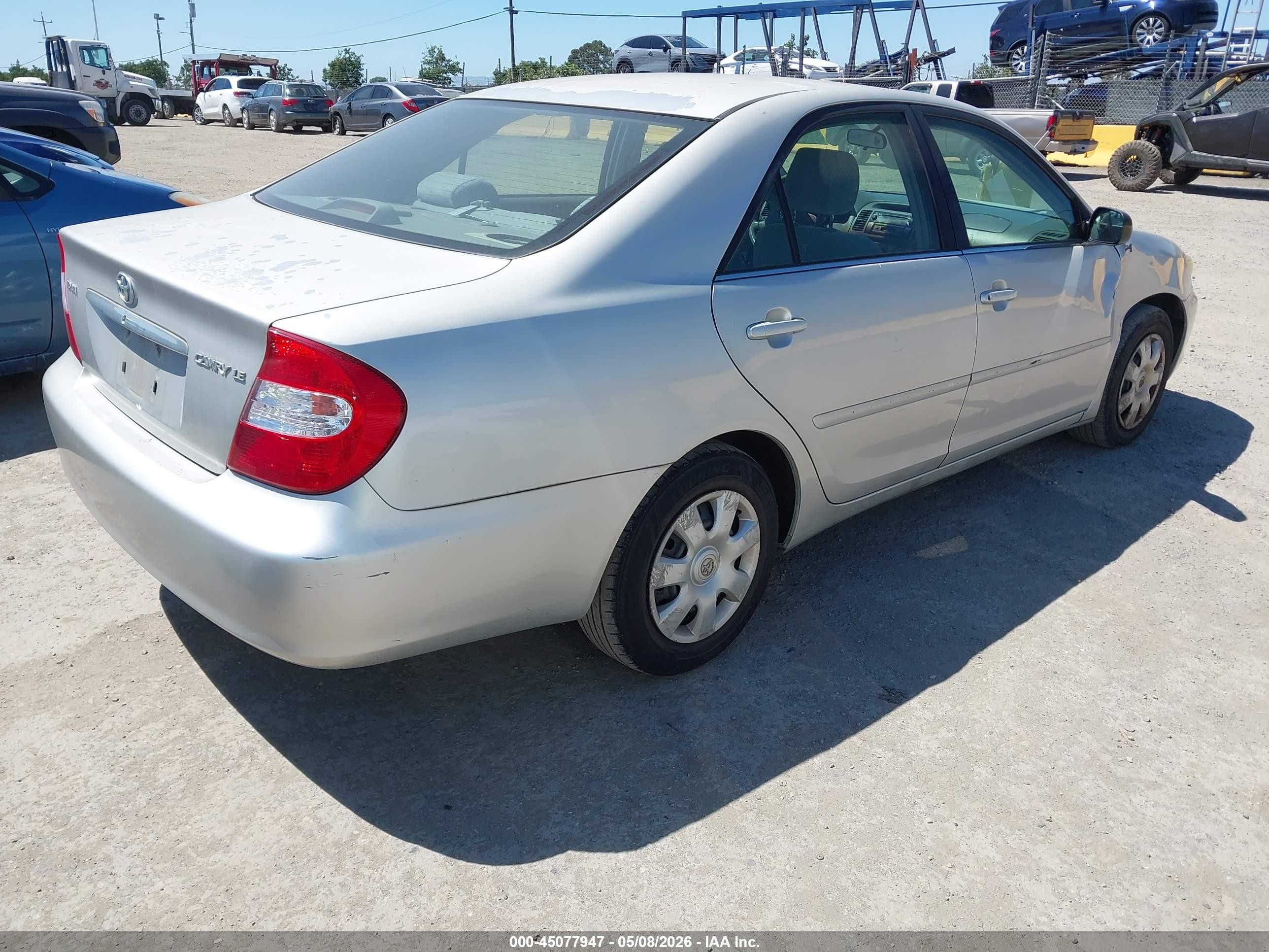 2003 Toyota Camry VIN 4T1BE32K63U720292 IAAI salvage auction — Normal Wear, Clear - Dealer Only (California), sold $550 on 2026-05-14 (photo 4)
