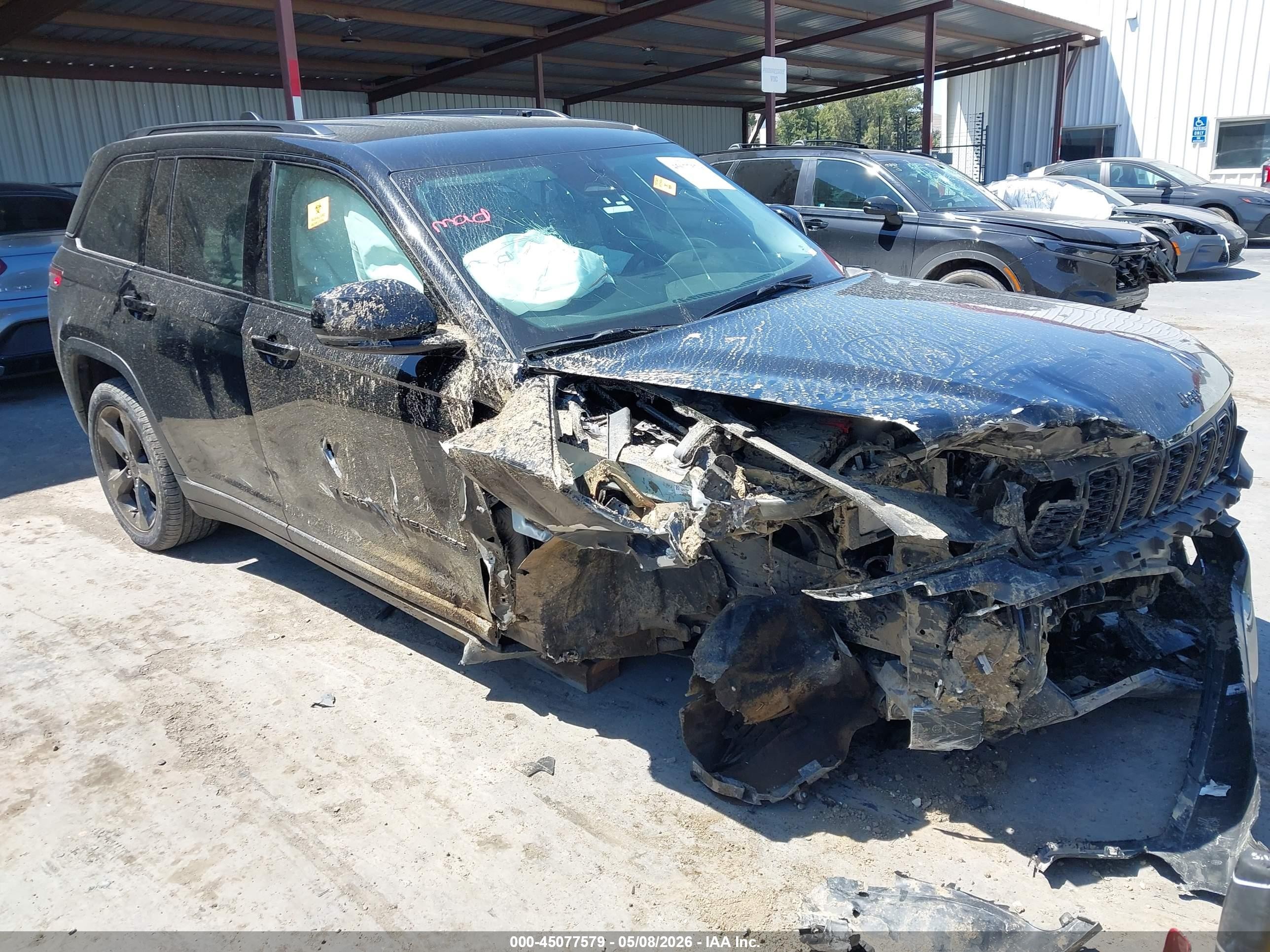 2024 Jeep Grand Cherokee VIN 1C4RJHBG8RC702396 IAAI salvage auction — Front End, Salvage (California), sold $5,500 on 2026-07-06 (photo 1)