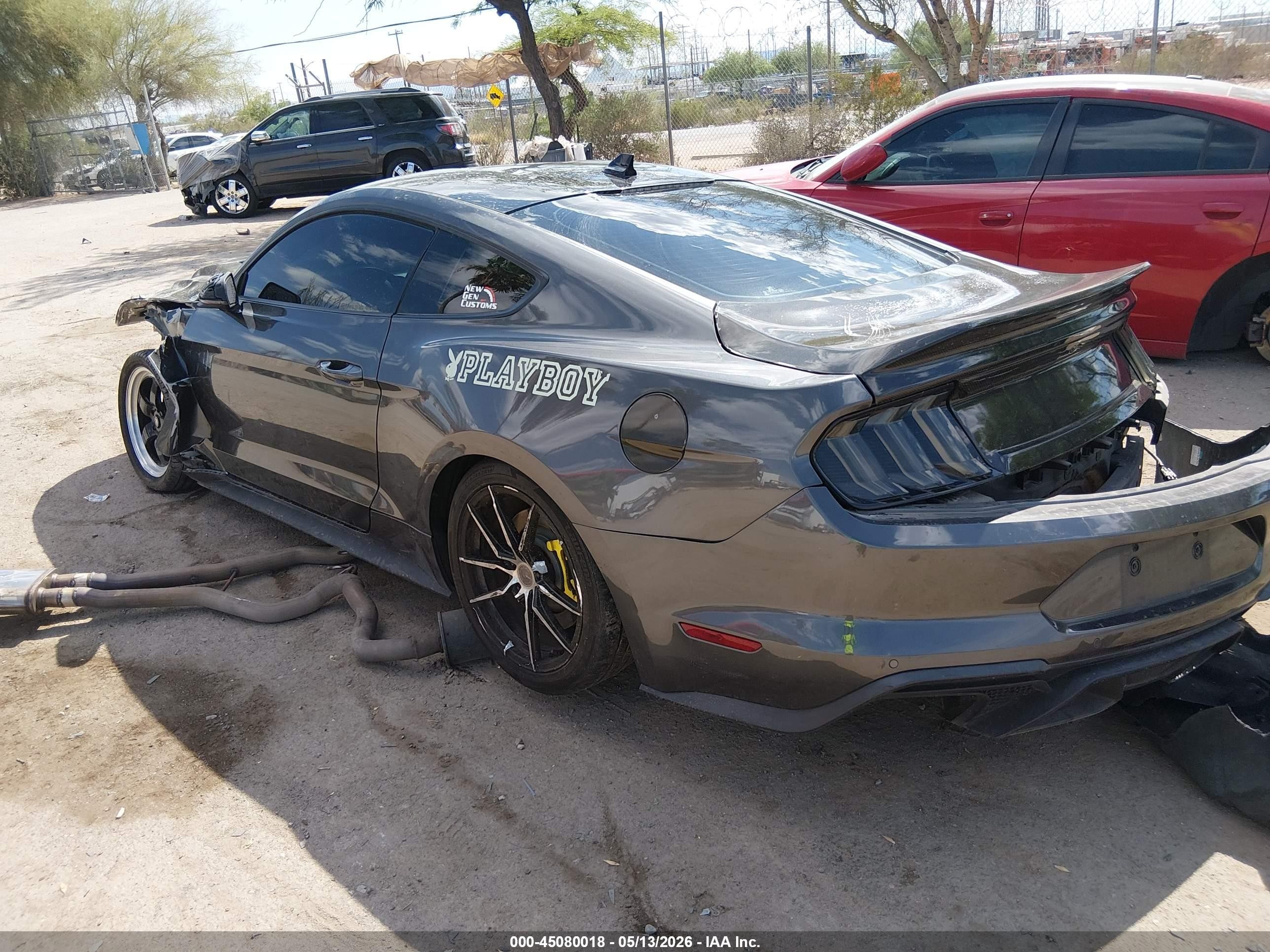 2020 Ford Mustang VIN 1FA6P8CF2L5176050 IAAI salvage auction — Front & Rear, Salvage (Arizona), sold $6,625 on 2026-07-02 (photo 3)
