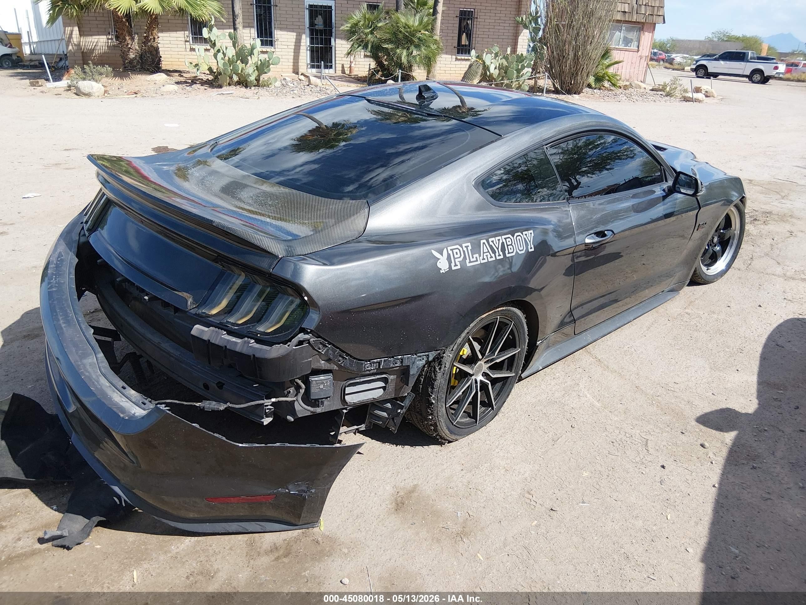 2020 Ford Mustang VIN 1FA6P8CF2L5176050 IAAI salvage auction — Front & Rear, Salvage (Arizona), sold $6,625 on 2026-07-02 (photo 4)