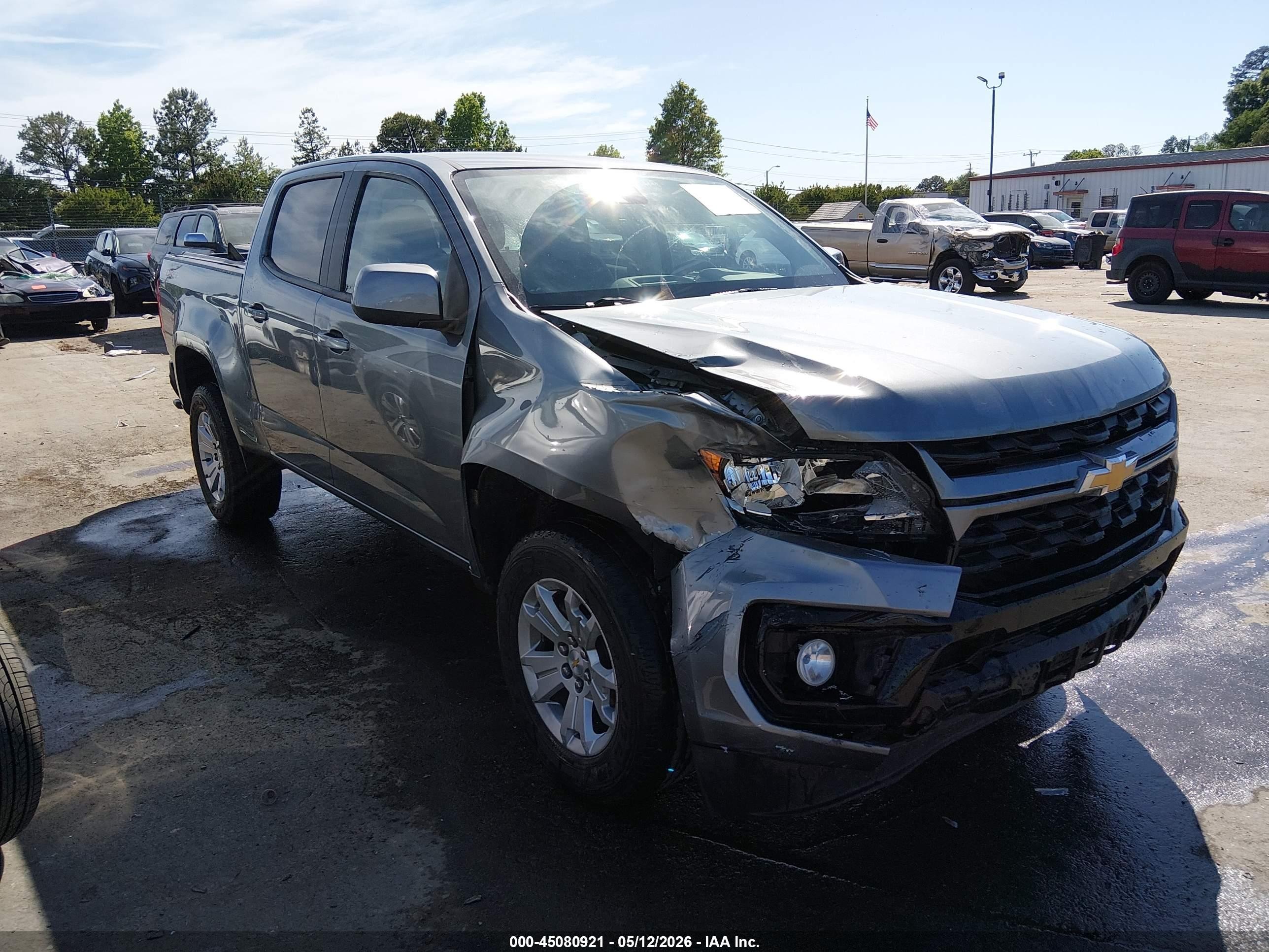 2022 Chevrolet Colorado VIN 1GCGTCEN9N1230777 — IAAI salvage auction photo