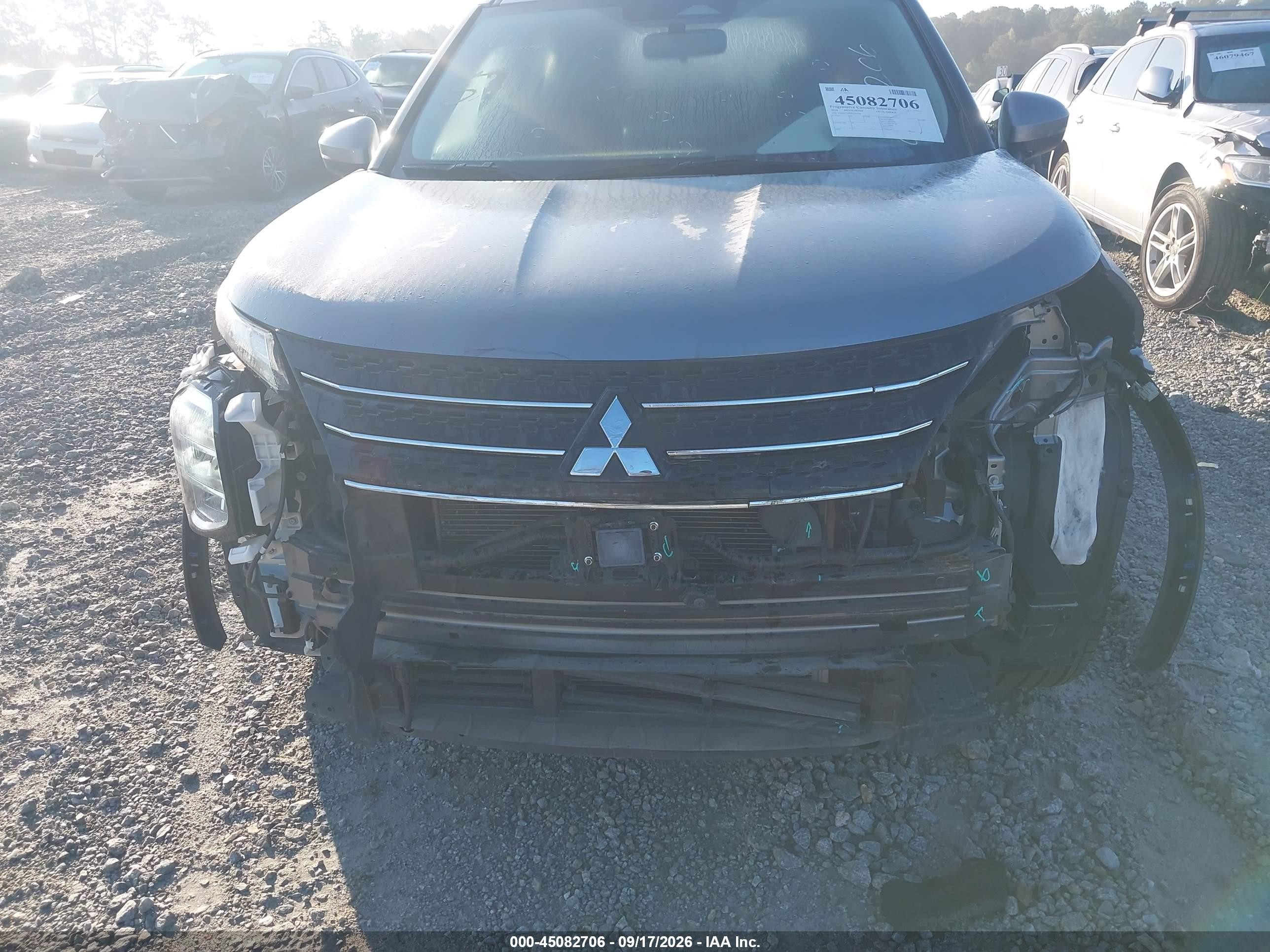 2024 Mitsubishi Outlander VIN JA4J4VA84RZ025206 IAAI salvage auction — Front End, Salvage (Georgia), sold $7,900 on 2026-09-19 (photo 6)
