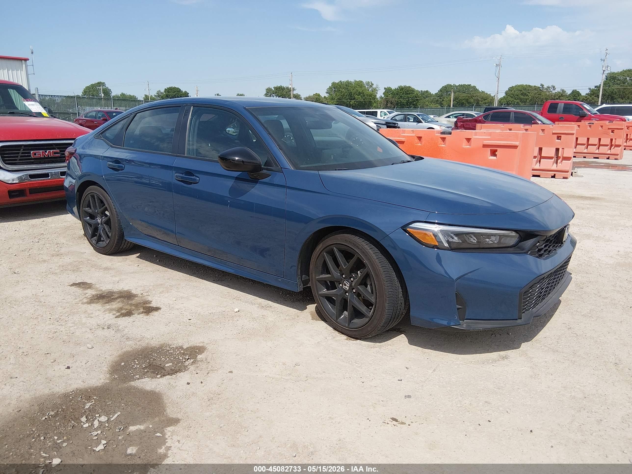 2025 Honda Civic VIN 2HGFE2F57SH558101 — IAAI salvage auction photo