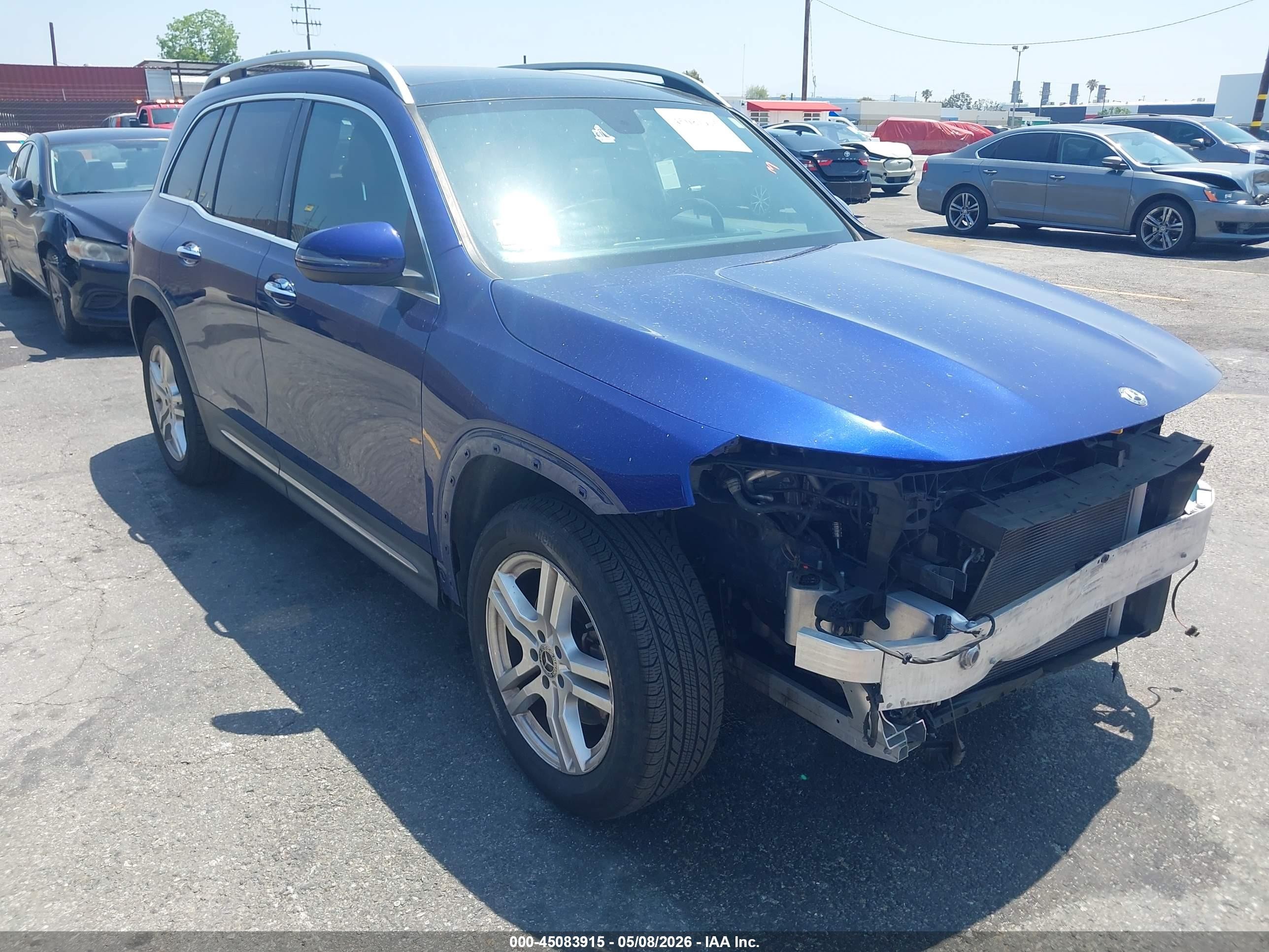 2020 Mercedes-Benz GLB-Class VIN W1N4M4GB2LW040661 — IAAI salvage auction photo