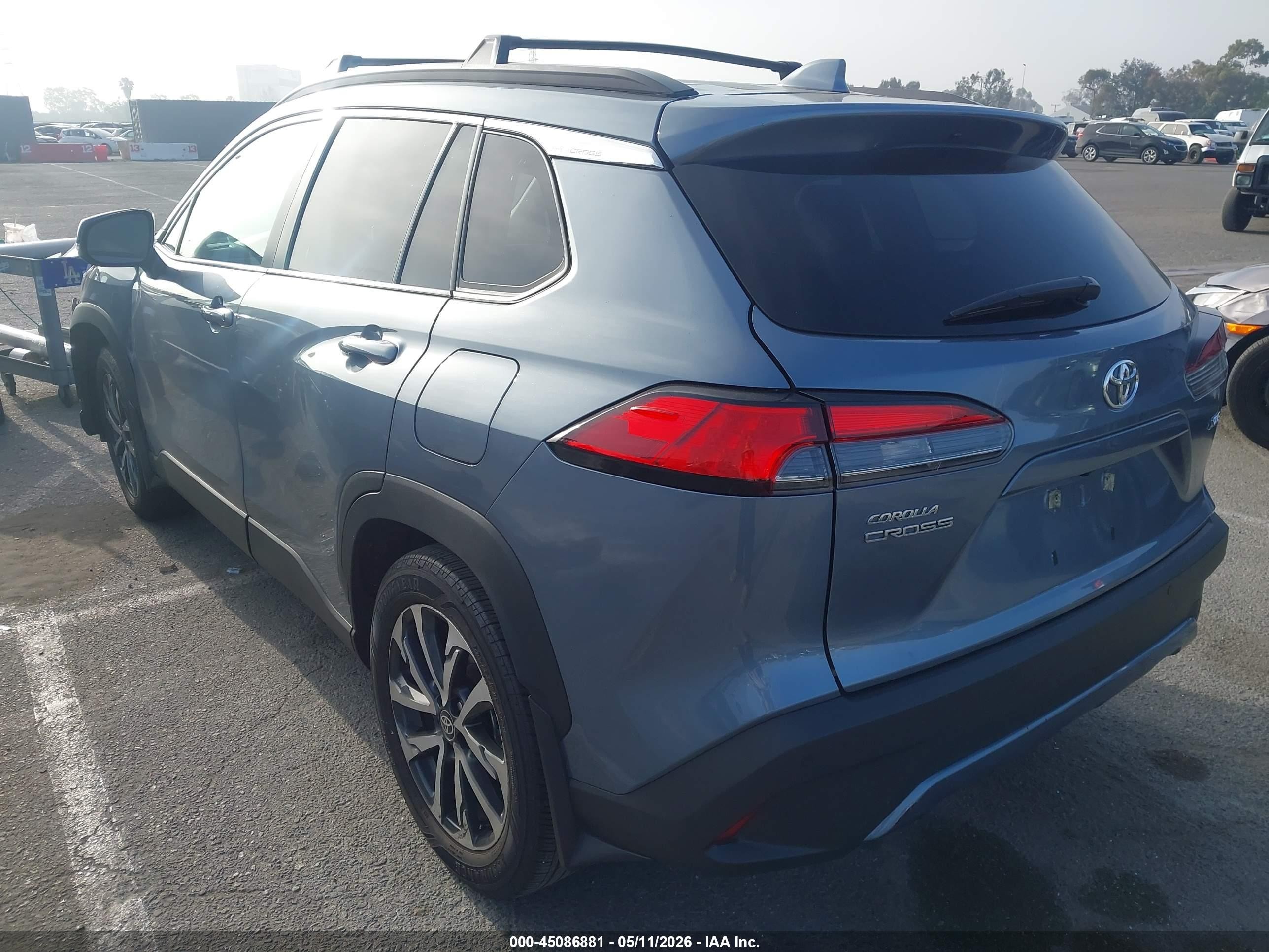2024 Toyota Corolla Cross VIN 7MUEAAAGXRV088270 IAAI salvage auction — Front End, Salvage (California), sold $7,050 on 2026-07-09 (photo 3)