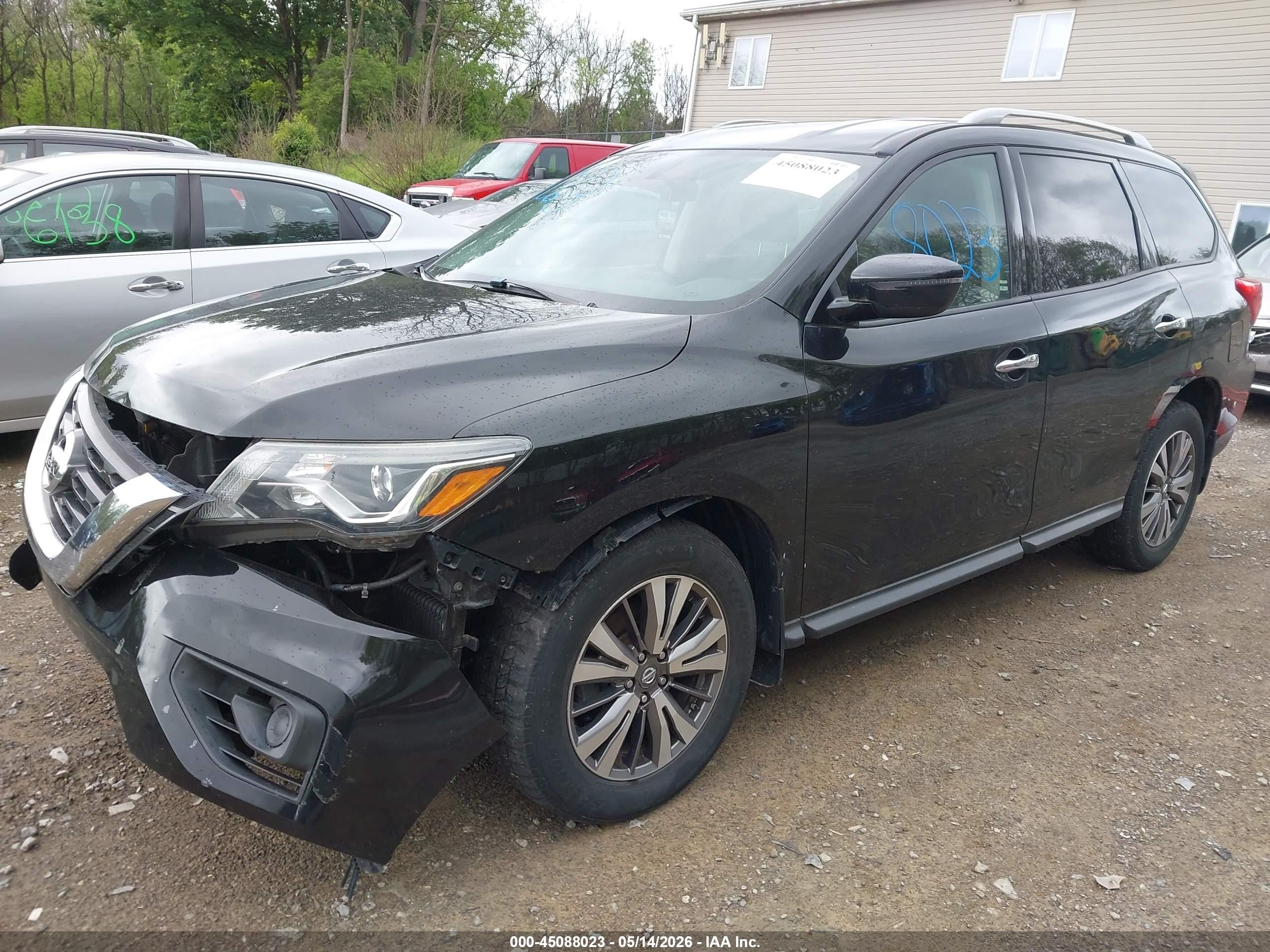 2018 Nissan Pathfinder VIN 5N1DR2MN3JC650879 IAAI salvage auction — Front End, Salvage (Tennessee), sold $1,450 on 2026-09-11 (photo 2)