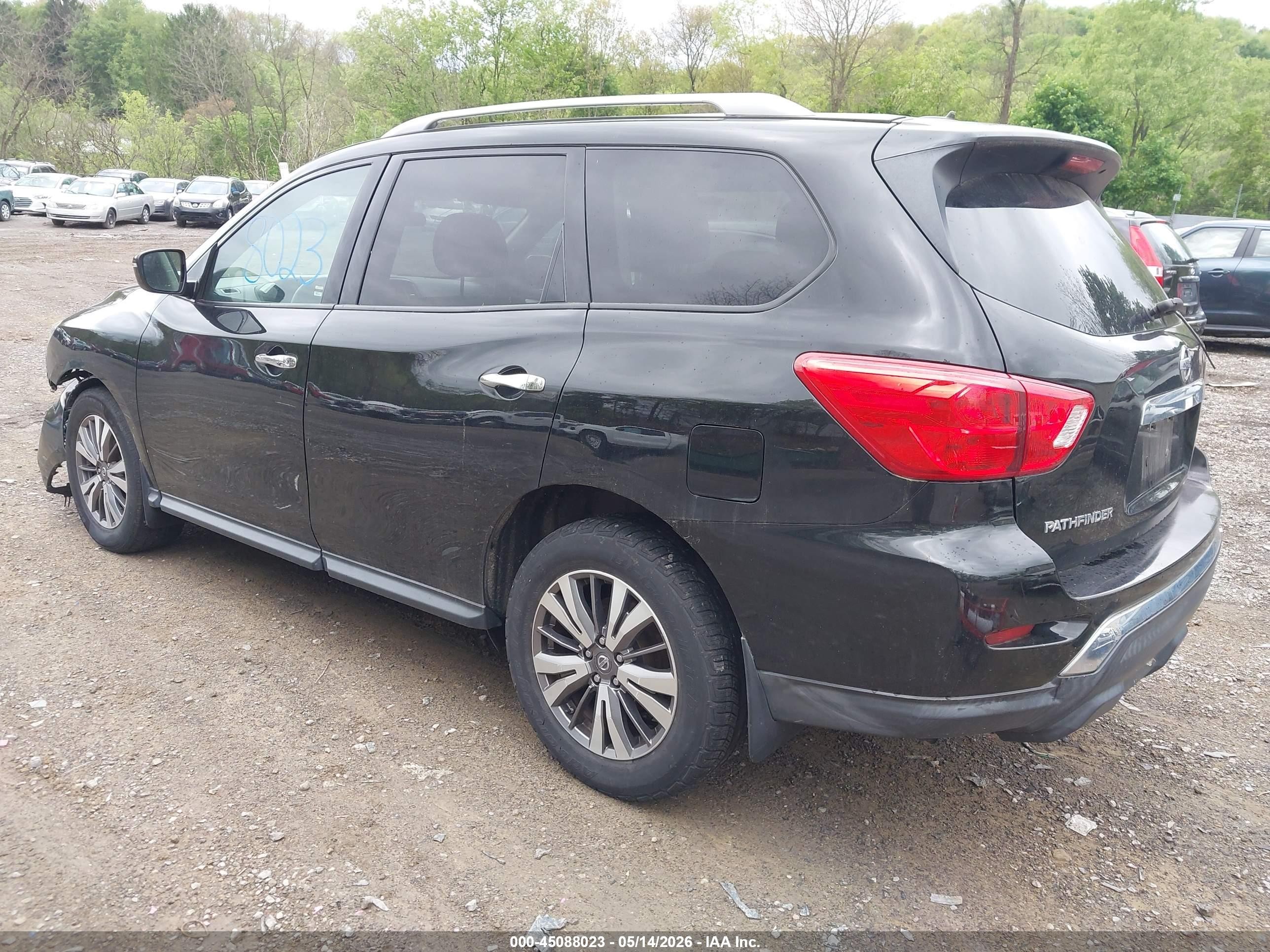 2018 Nissan Pathfinder VIN 5N1DR2MN3JC650879 IAAI salvage auction — Front End, Salvage (Tennessee), sold $1,450 on 2026-09-11 (photo 3)