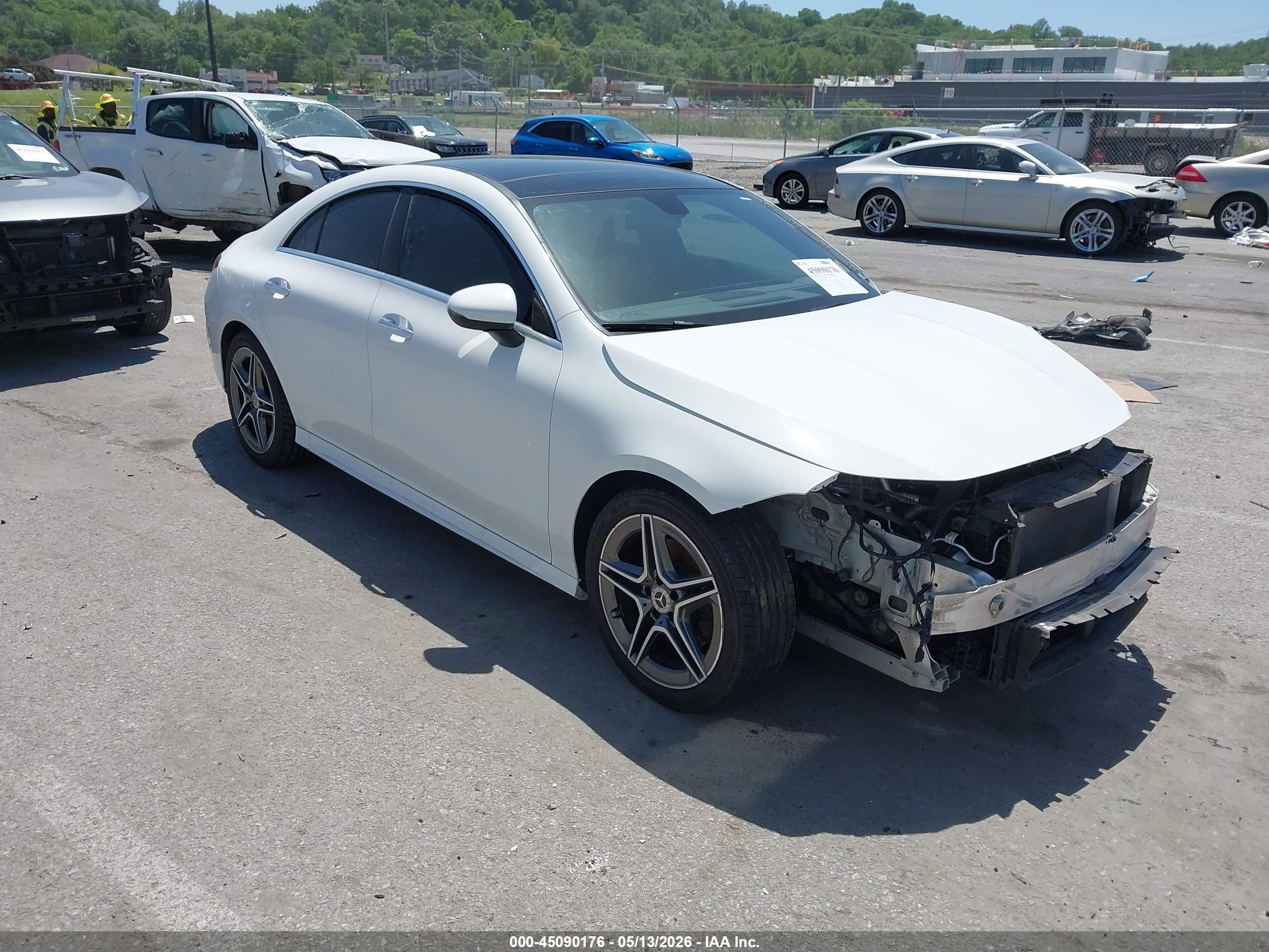 2022 Mercedes-Benz CLA-Class VIN W1K5J4GB8NN314075 — IAAI salvage auction photo