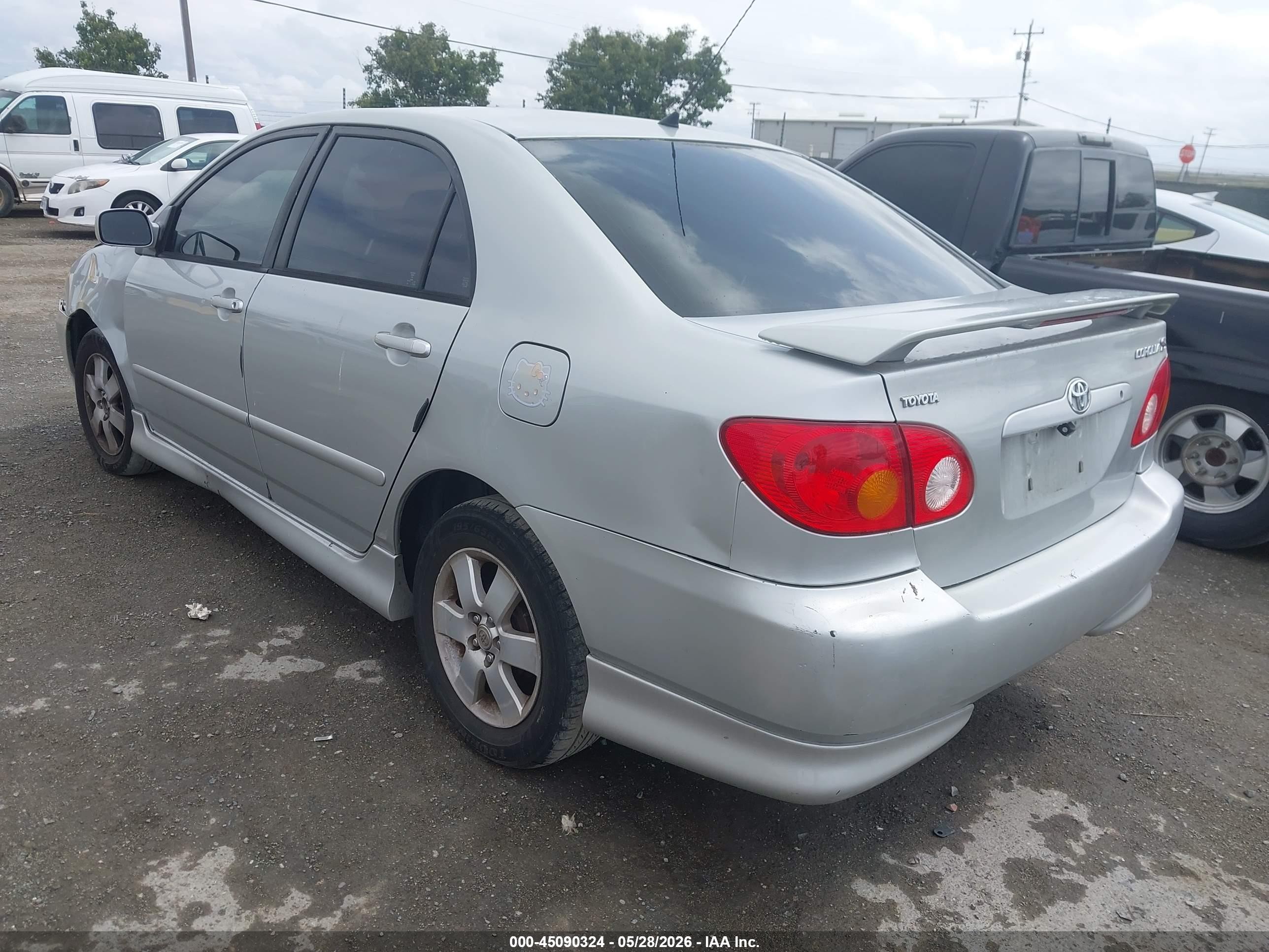 2003 Toyota Corolla VIN 1NXBR32E23Z152816 IAAI salvage auction — Front End, Salvage (California), sold $875 on 2026-07-09 (photo 3)