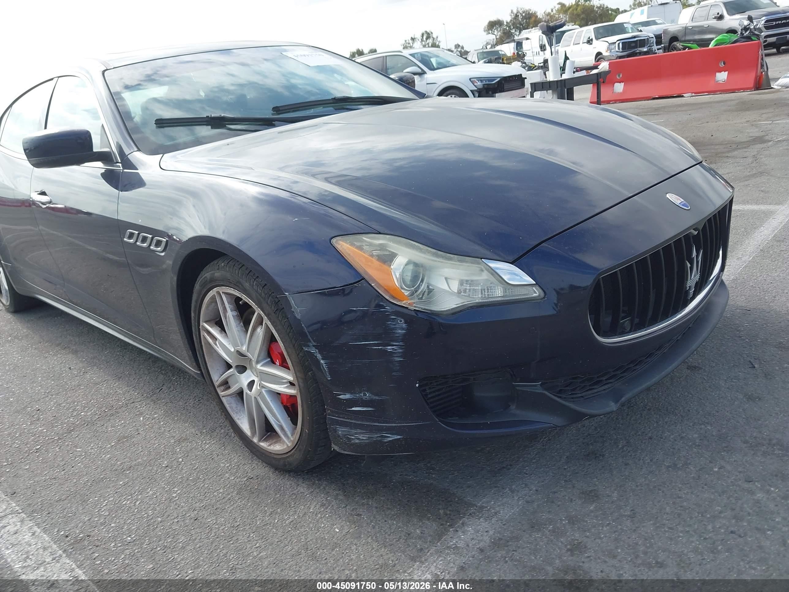 2015 Maserati Quattroporte VIN ZAM56RRA2F1142658 IAAI salvage auction — Normal Wear, Clear - Dealer Only (California), sold $2,000 on 2026-07-09 (photo 6)