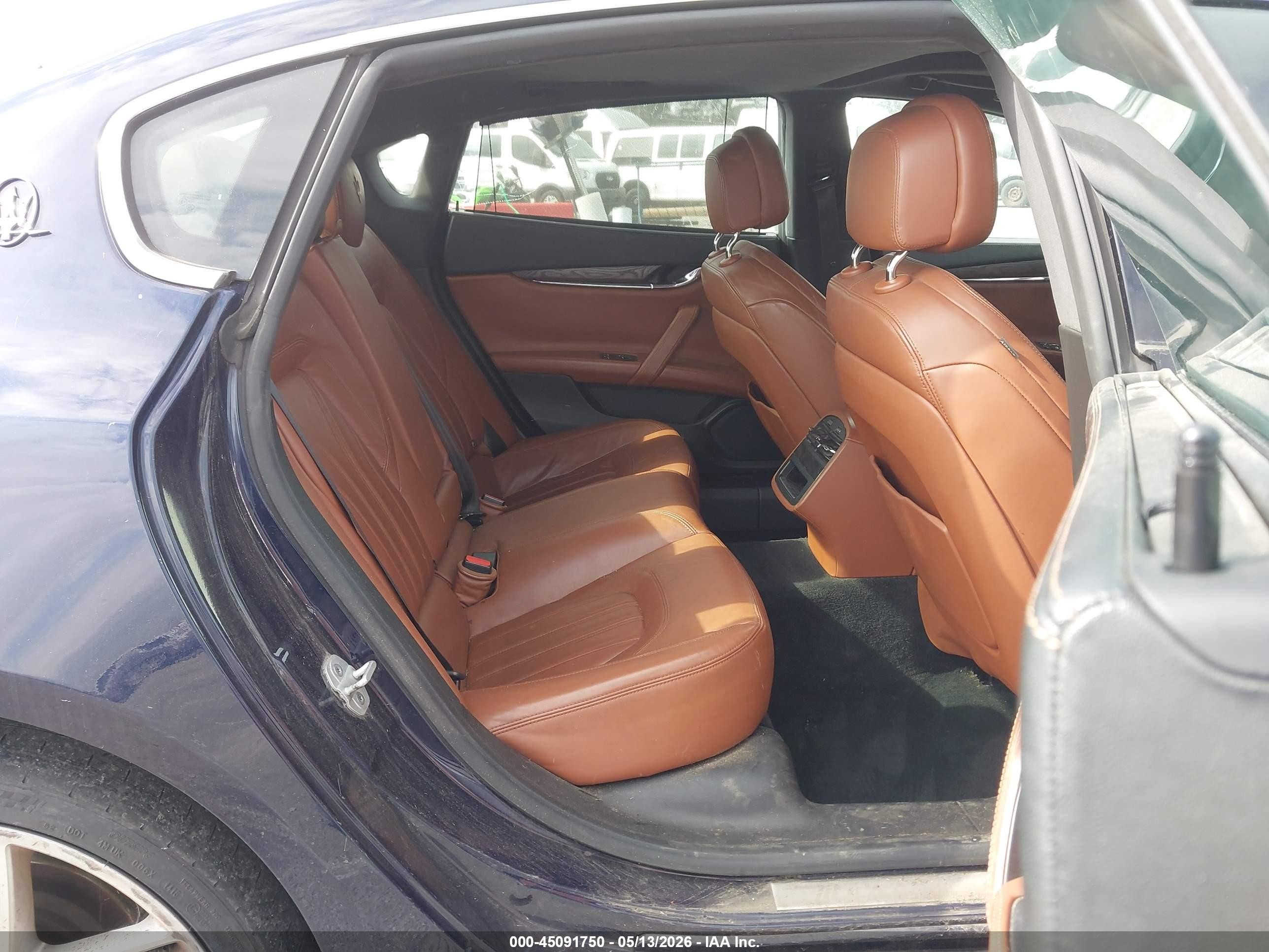 2015 Maserati Quattroporte VIN ZAM56RRA2F1142658 IAAI salvage auction — Normal Wear, Clear - Dealer Only (California), sold $2,000 on 2026-07-09 (photo 8)