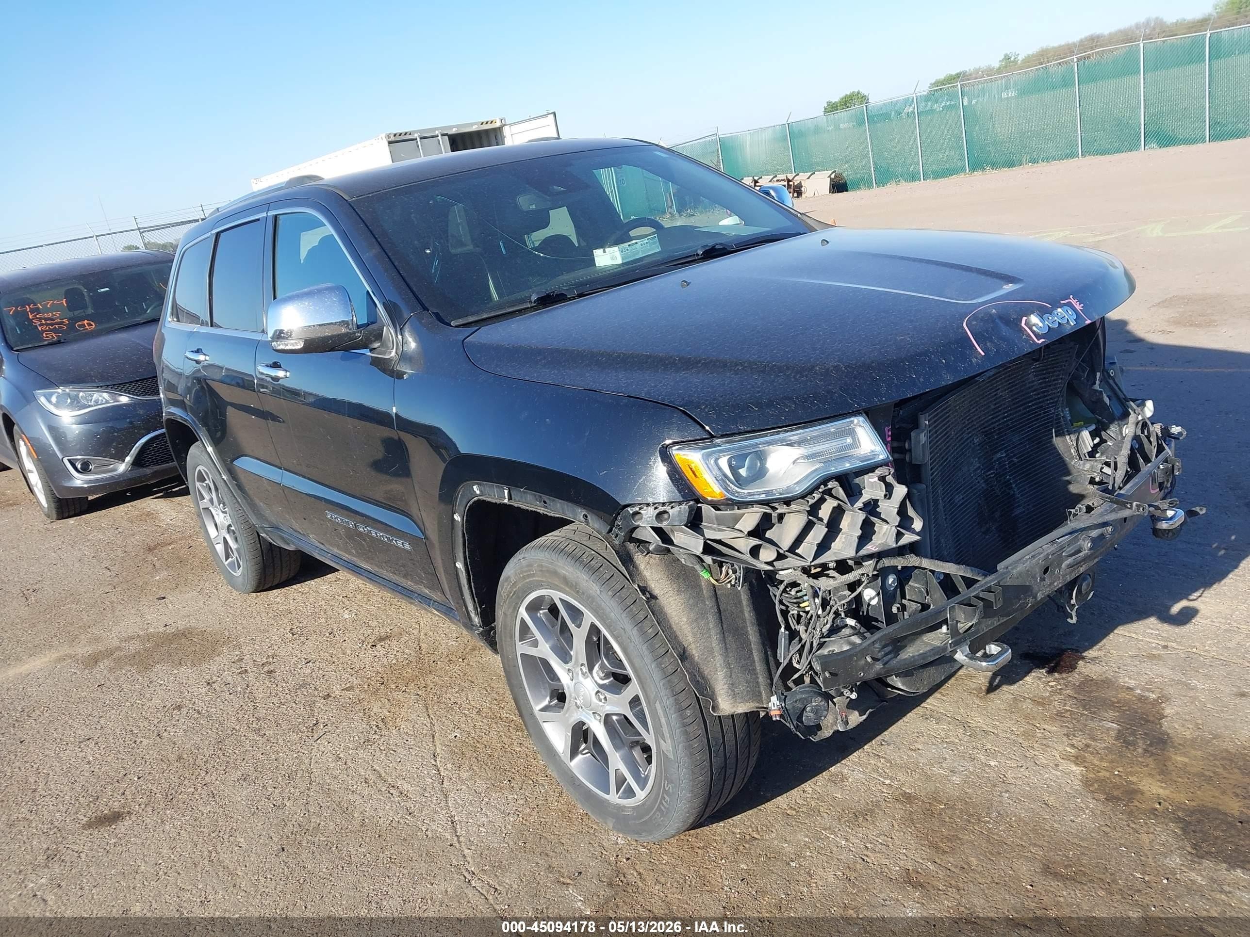 2019 Jeep Grand Cherokee VIN 1C4RJFCG2KC589814 — IAAI salvage auction photo