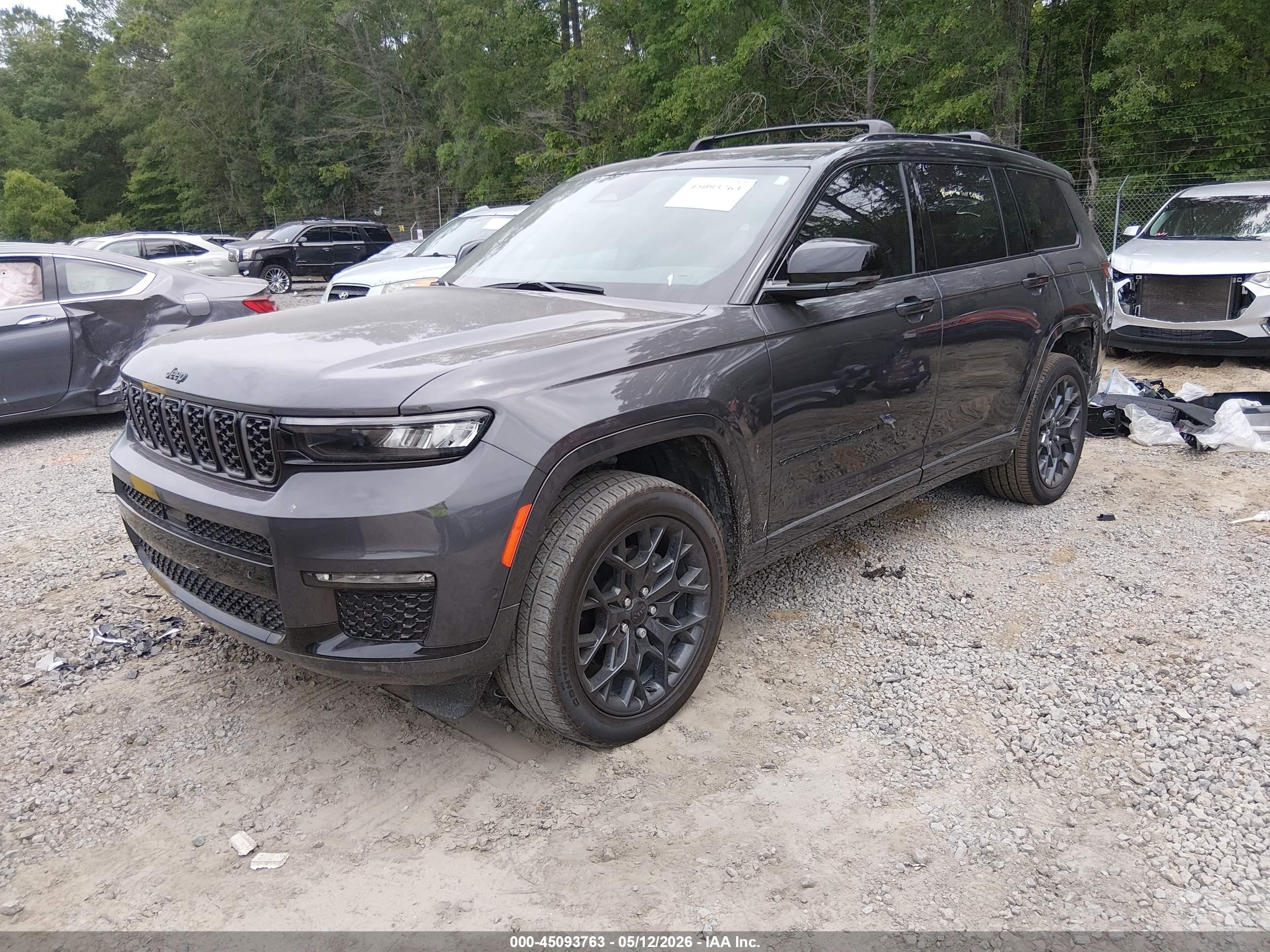 2024 Jeep Grand Cherokee L VIN 1C4RJKET0R8549974 IAAI salvage auction — Rear End, Clear (South Carolina), sold $26,250 on 2026-09-16 (photo 2)