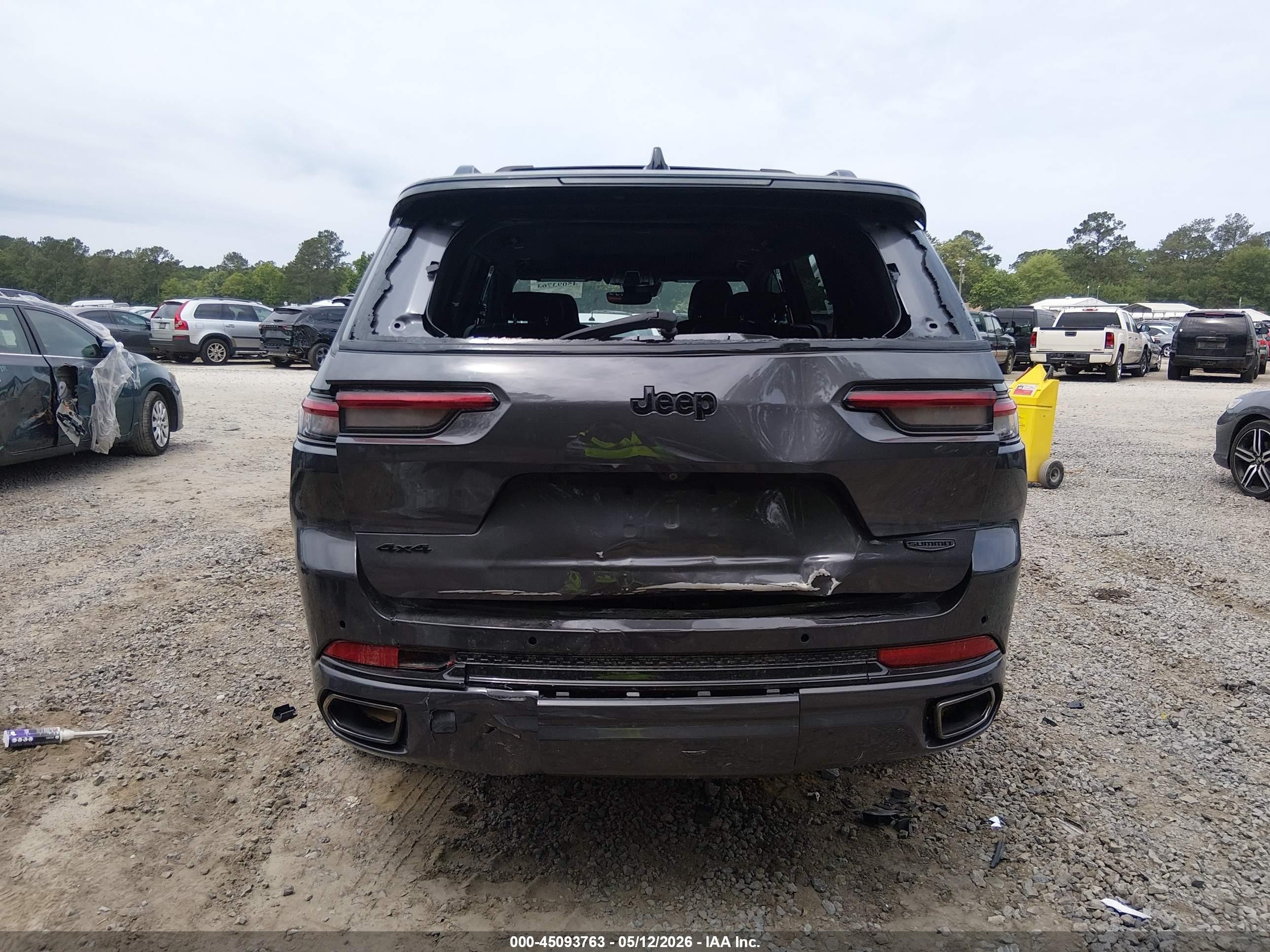 2024 Jeep Grand Cherokee L VIN 1C4RJKET0R8549974 IAAI salvage auction — Rear End, Clear (South Carolina), sold $26,250 on 2026-09-16 (photo 6)