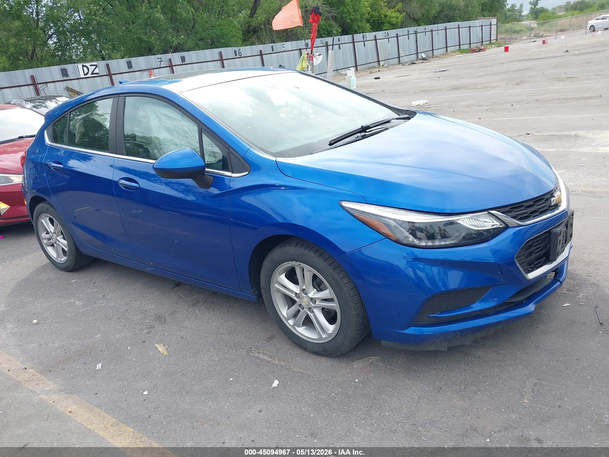 2018 Chevrolet Cruze VIN 3G1BE6SM0JS651967 IAAI salvage auction — Side, Salvage (Idaho), sold $1,800 on 2026-07-09 (photo 1)