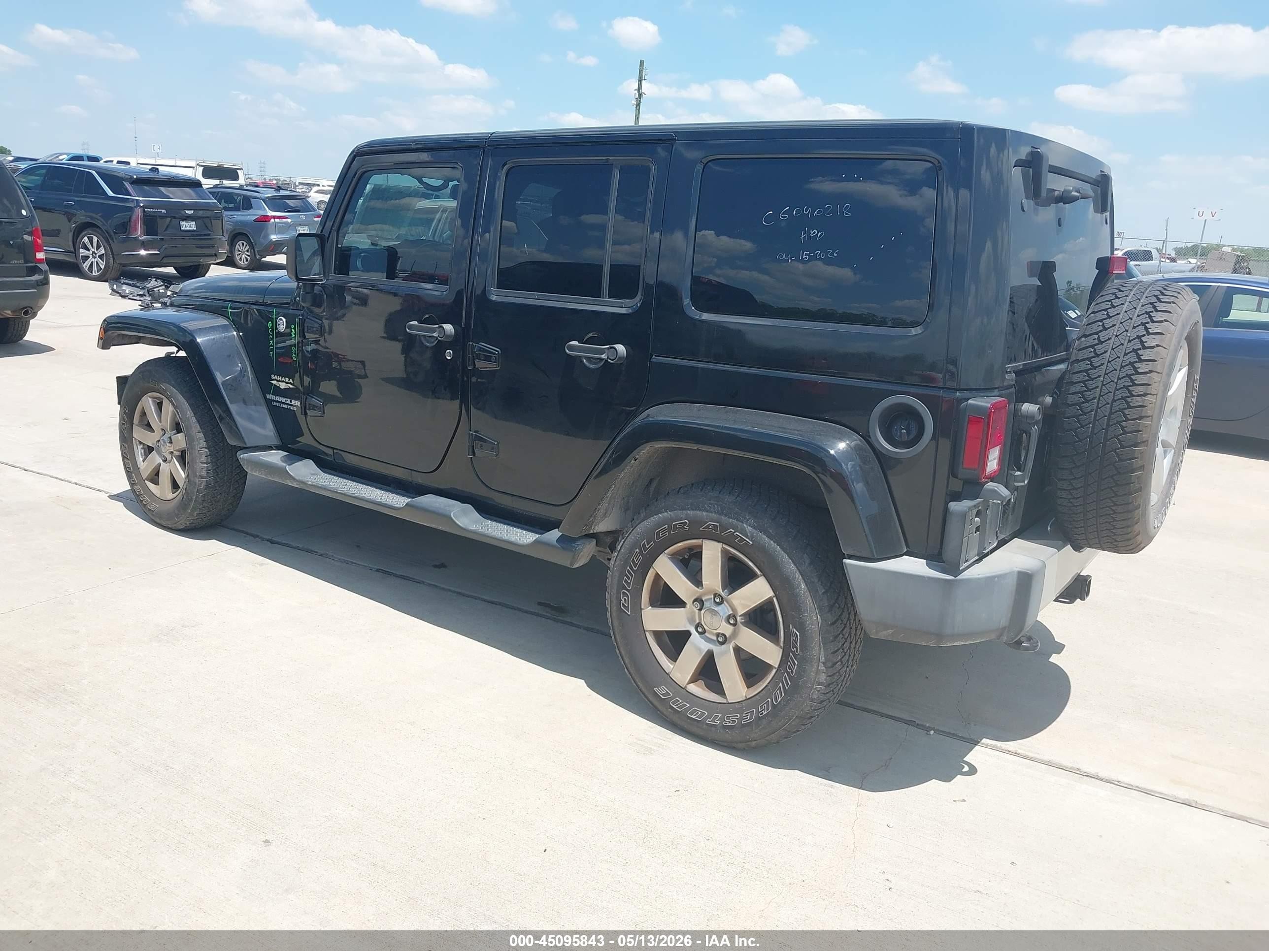2015 Jeep Wrangler Unlimited VIN 1C4HJWEGXFL674690 IAAI salvage auction — Front End, Original (Texas), sold $6,600 on 2026-07-08 (photo 3)