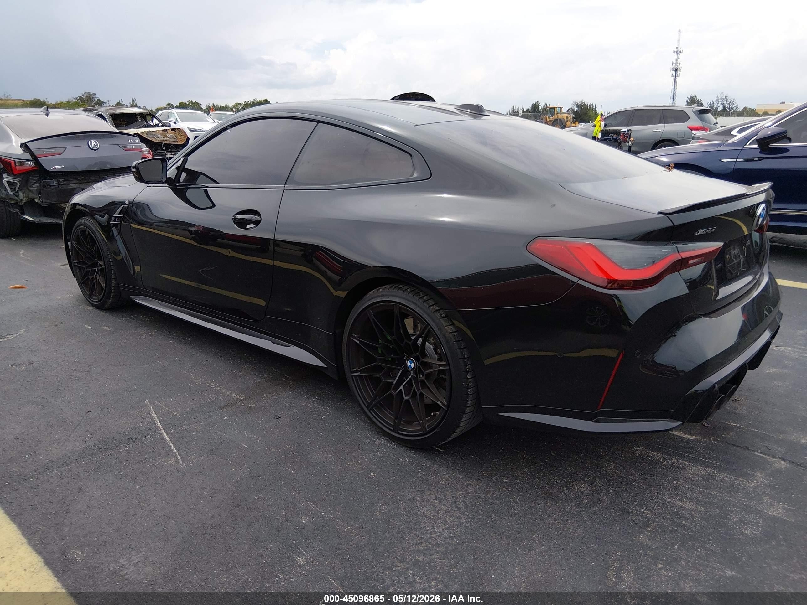 2024 BMW M4 VIN WBS43AZ08RCR65372 IAAI salvage auction — Theft, Certificate Of Destruction (Florida), sold $36,000 on 2026-08-24 (photo 3)