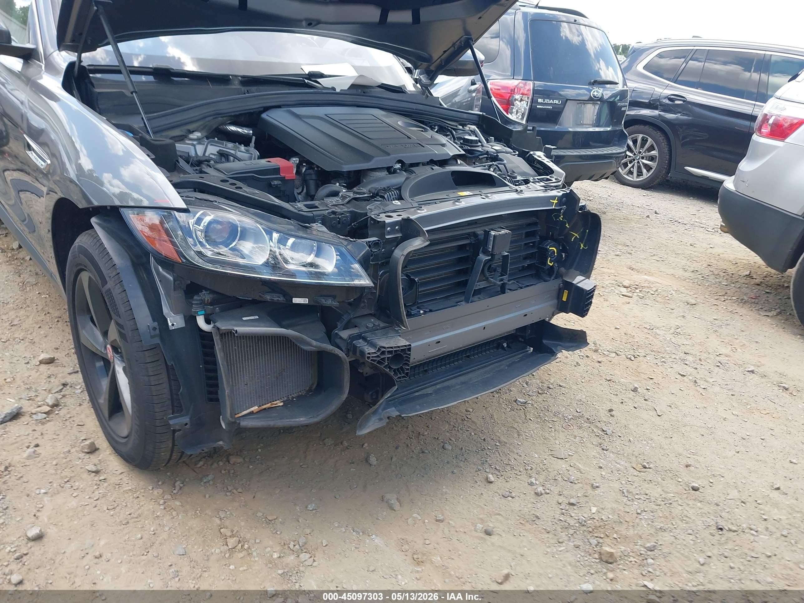 2019 Jaguar F-Pace VIN SADCK2FX0KA357283 IAAI salvage auction — Front End, Salvage (Georgia), sold $4,650 on 2026-09-11 (photo 6)