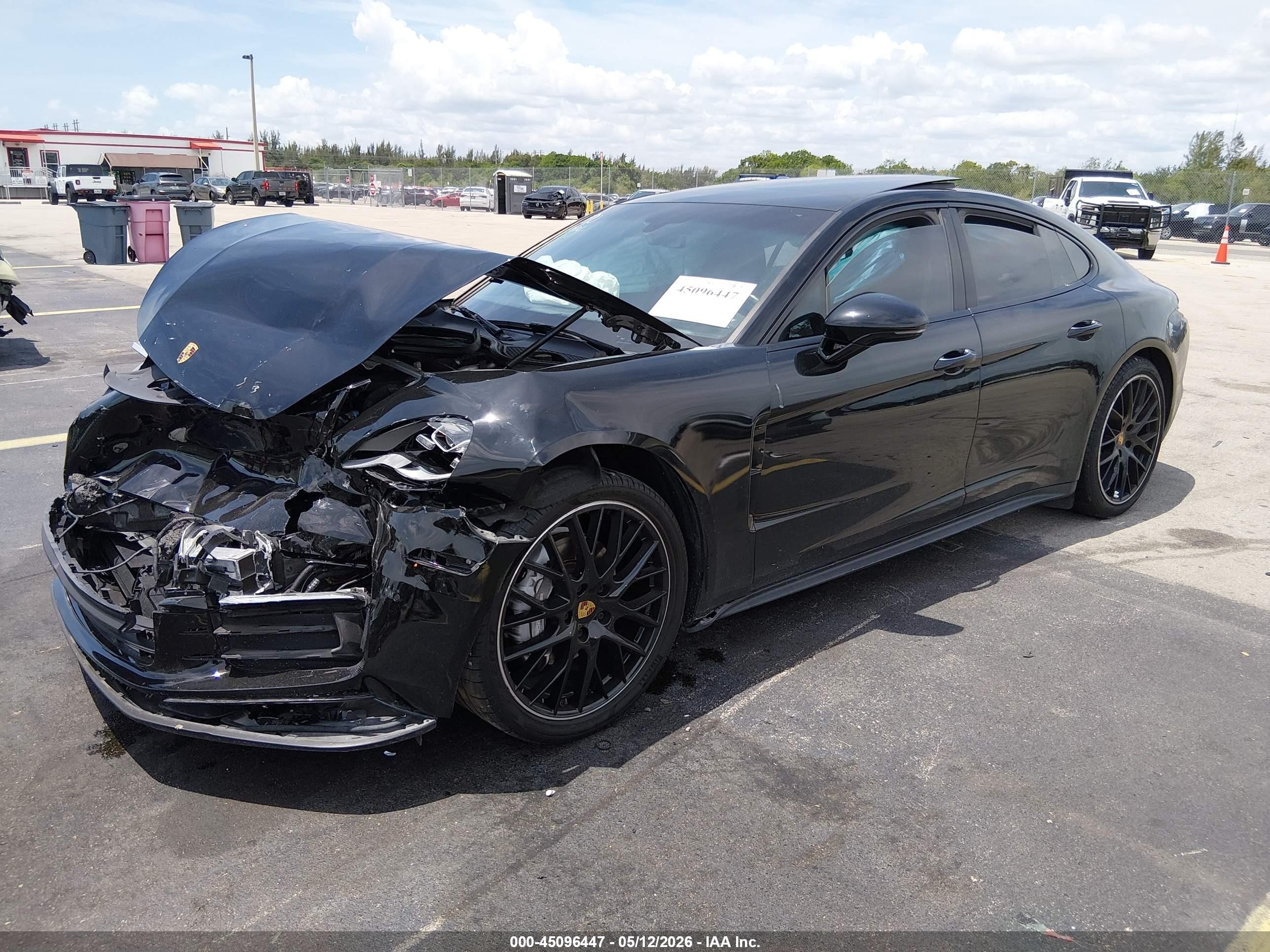 2018 Porsche Panamera VIN WP0AA2A76JL119647 IAAI salvage auction — Front End, Rebuildable (Florida), sold $12,000 on 2026-07-13 (photo 2)