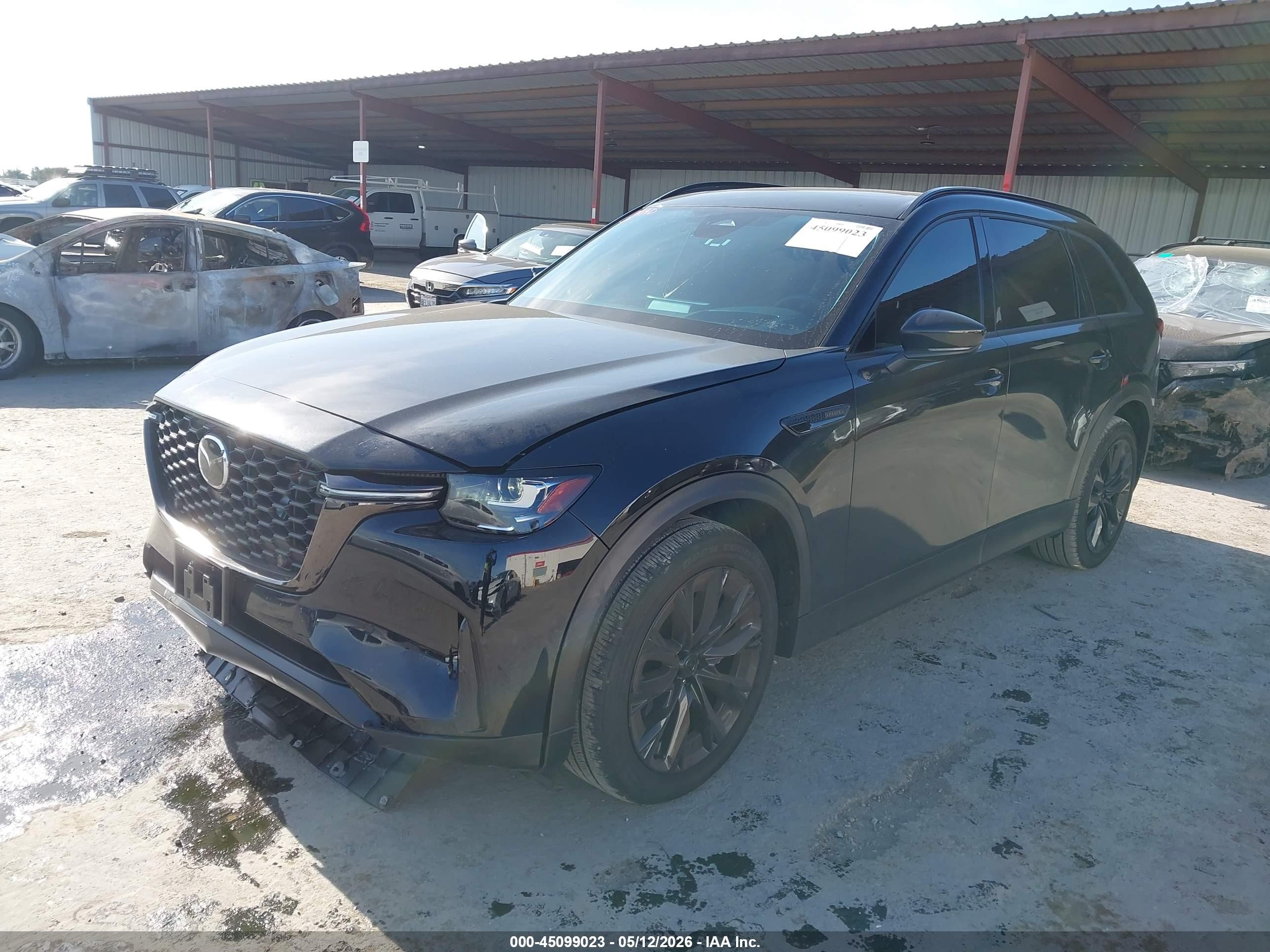 2026 Mazda CX-90 VIN JM3KKCHD1T1375753 IAAI salvage auction — Front End, Salvage (California), sold $12,275 on 2026-07-09 (photo 2)