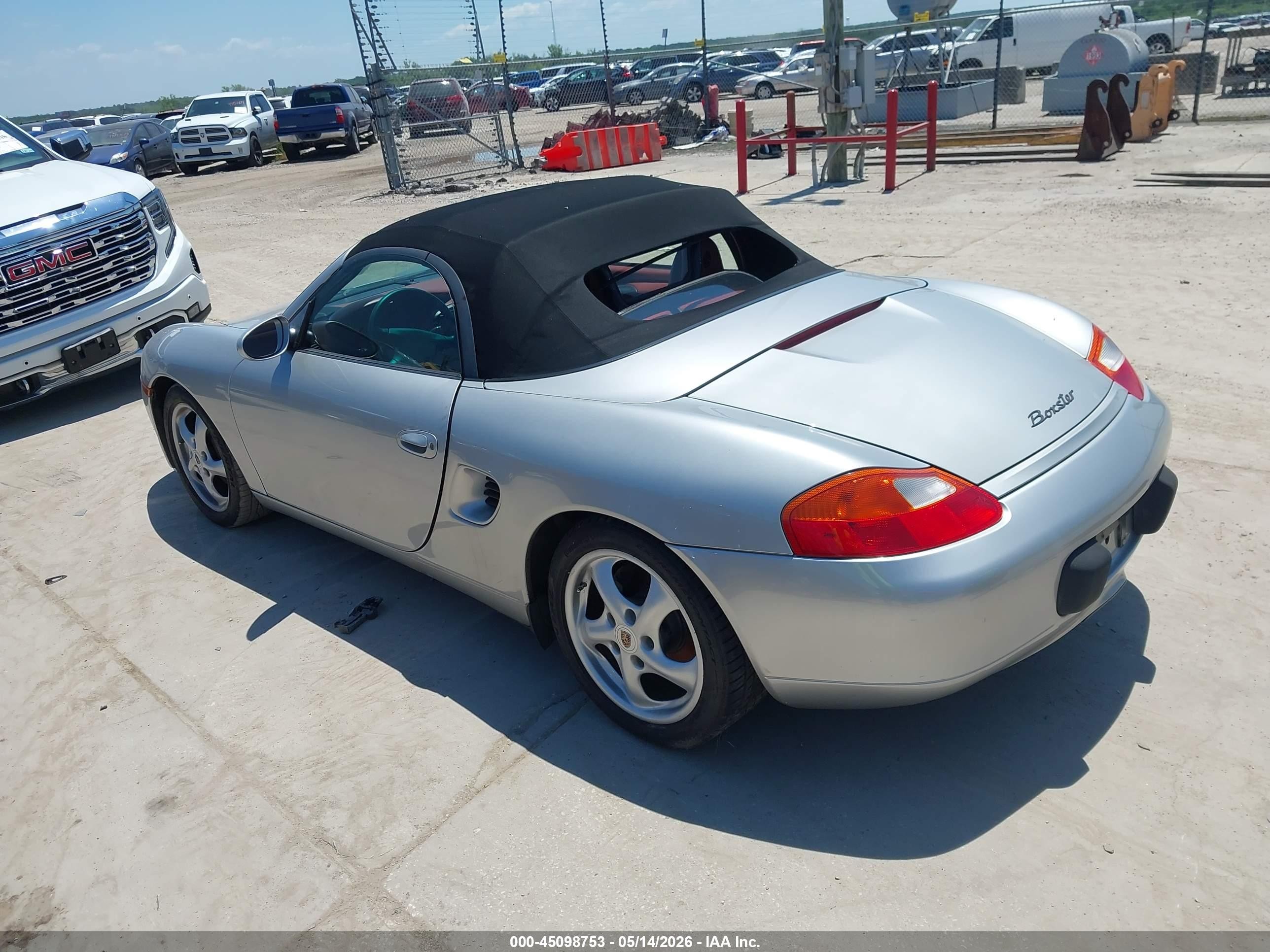 1999 Porsche Boxster VIN WP0CA2988XU623206 IAAI salvage auction — Side, Original (Texas), sold $1,400 on 2026-06-30 (photo 3)