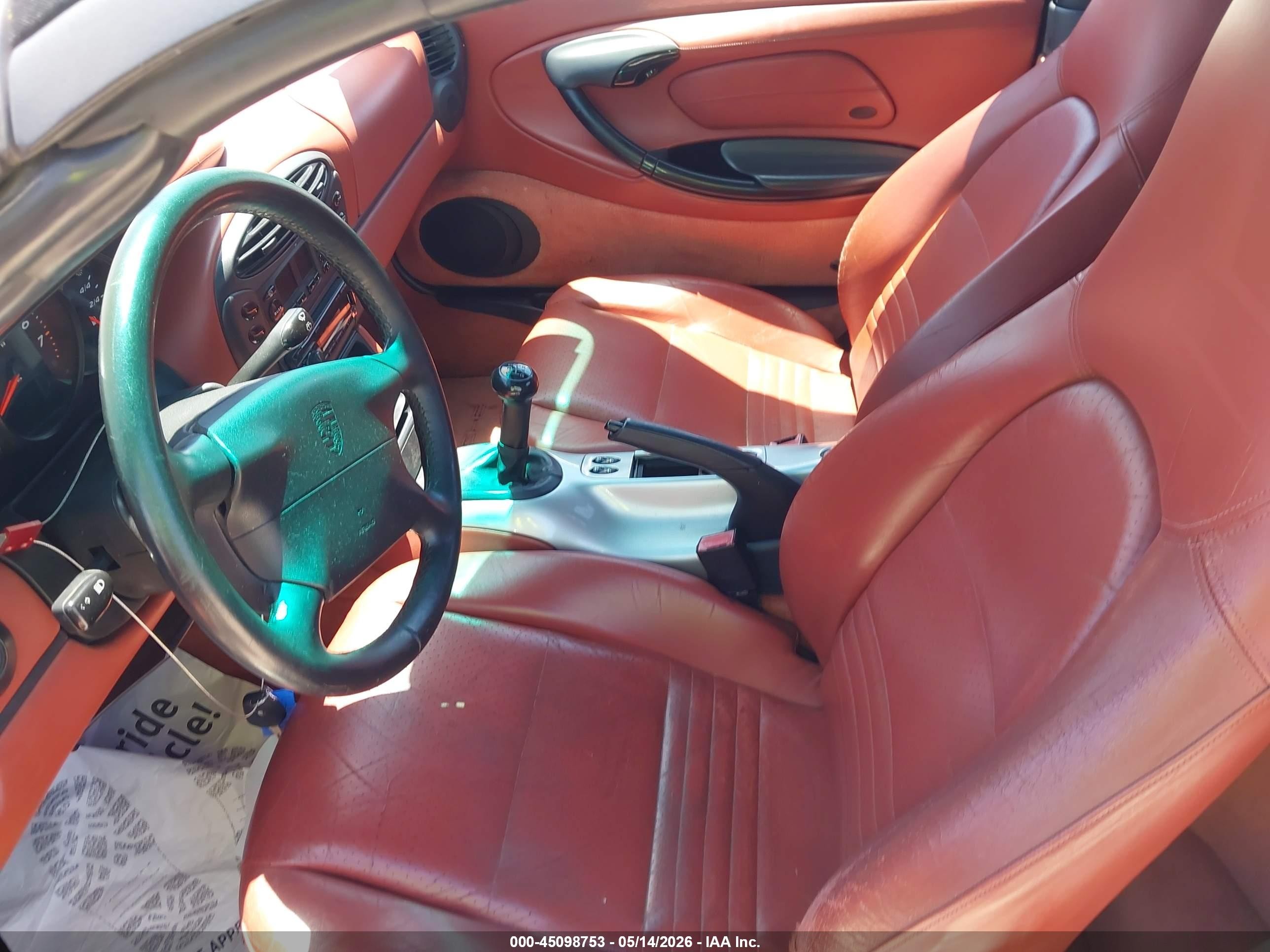 1999 Porsche Boxster VIN WP0CA2988XU623206 IAAI salvage auction — Side, Original (Texas), sold $1,400 on 2026-06-30 (photo 5)