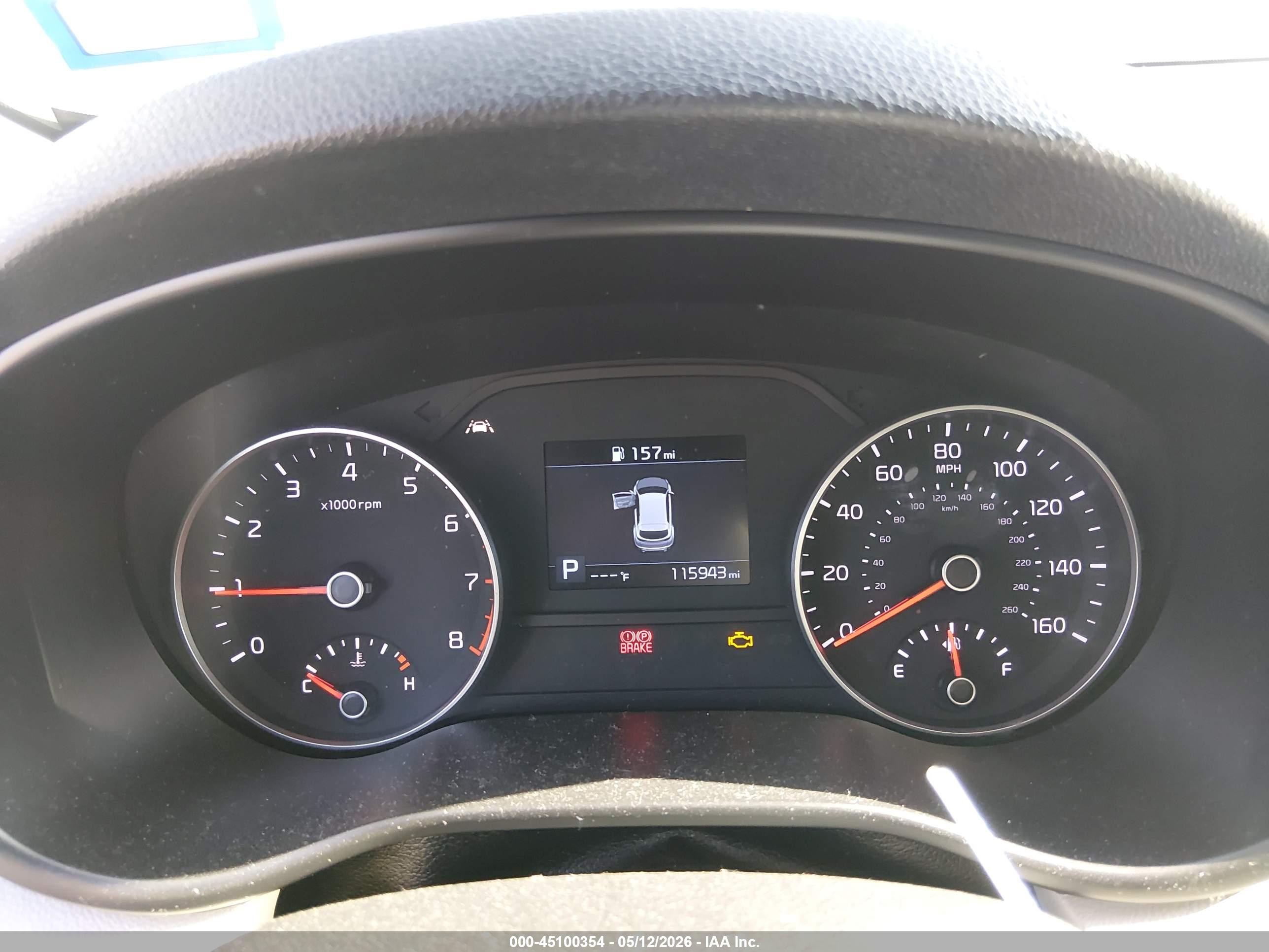 2020 Kia Sportage VIN KNDPN3AC8L7638910 IAAI salvage auction — Front End, Original (Texas), sold $2,100 on 2026-07-09 (photo 7)
