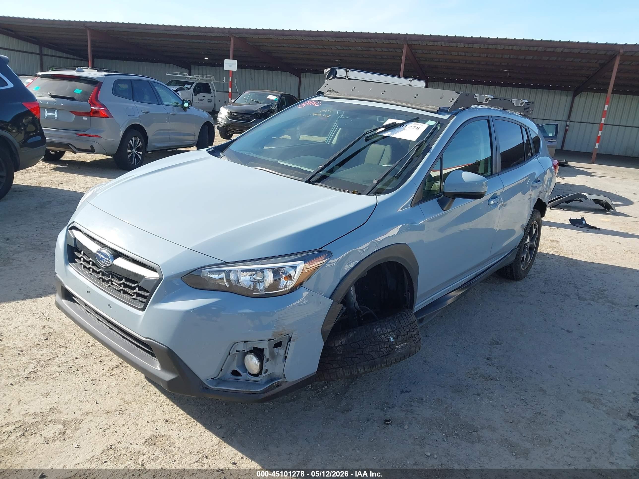 2020 Subaru Crosstrek VIN JF2GTAPC1LH259051 IAAI salvage auction — Front & Rear, Salvage (California), sold $2,600 on 2026-07-09 (photo 2)