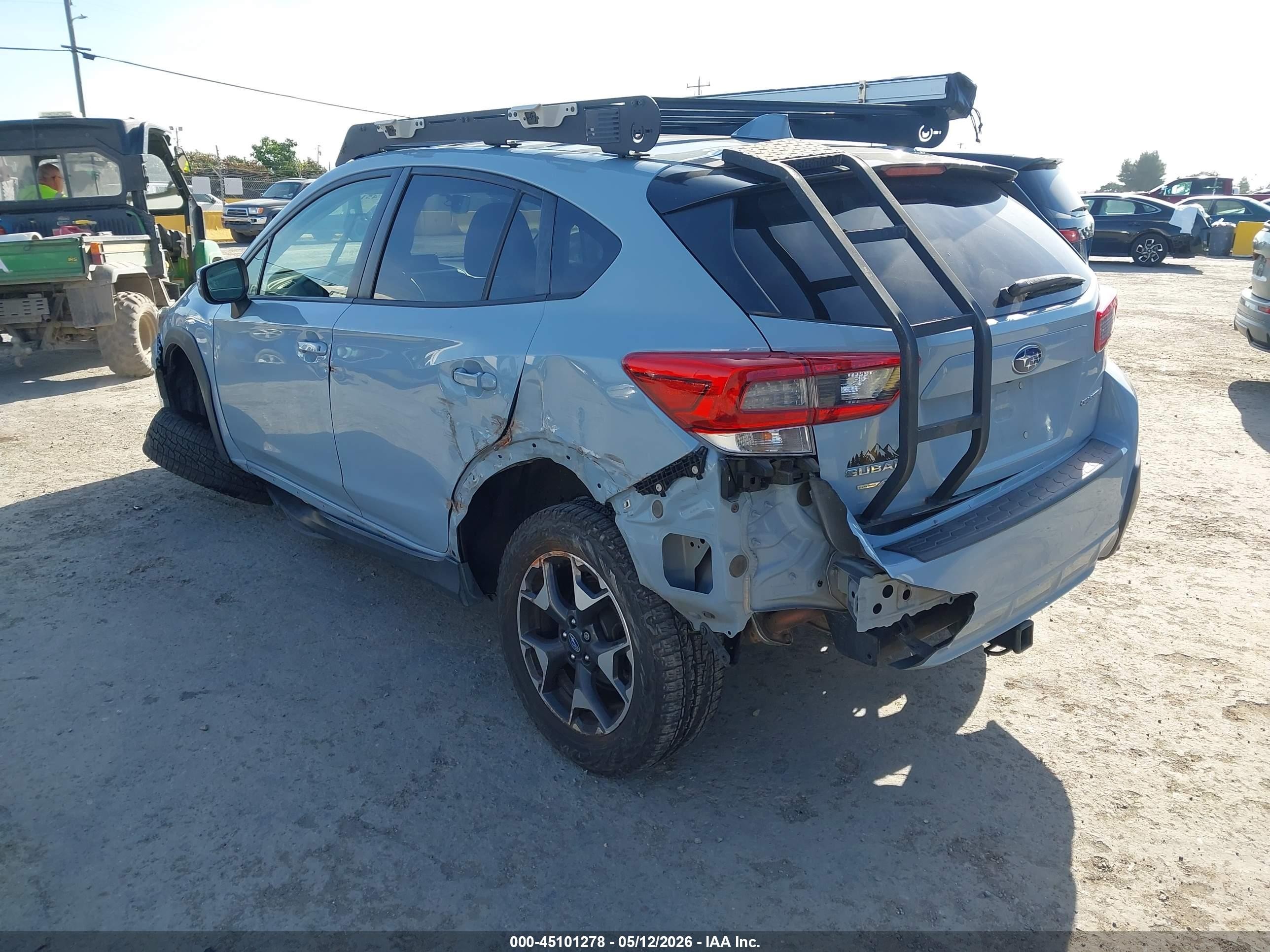2020 Subaru Crosstrek VIN JF2GTAPC1LH259051 IAAI salvage auction — Front & Rear, Salvage (California), sold $2,600 on 2026-07-09 (photo 3)
