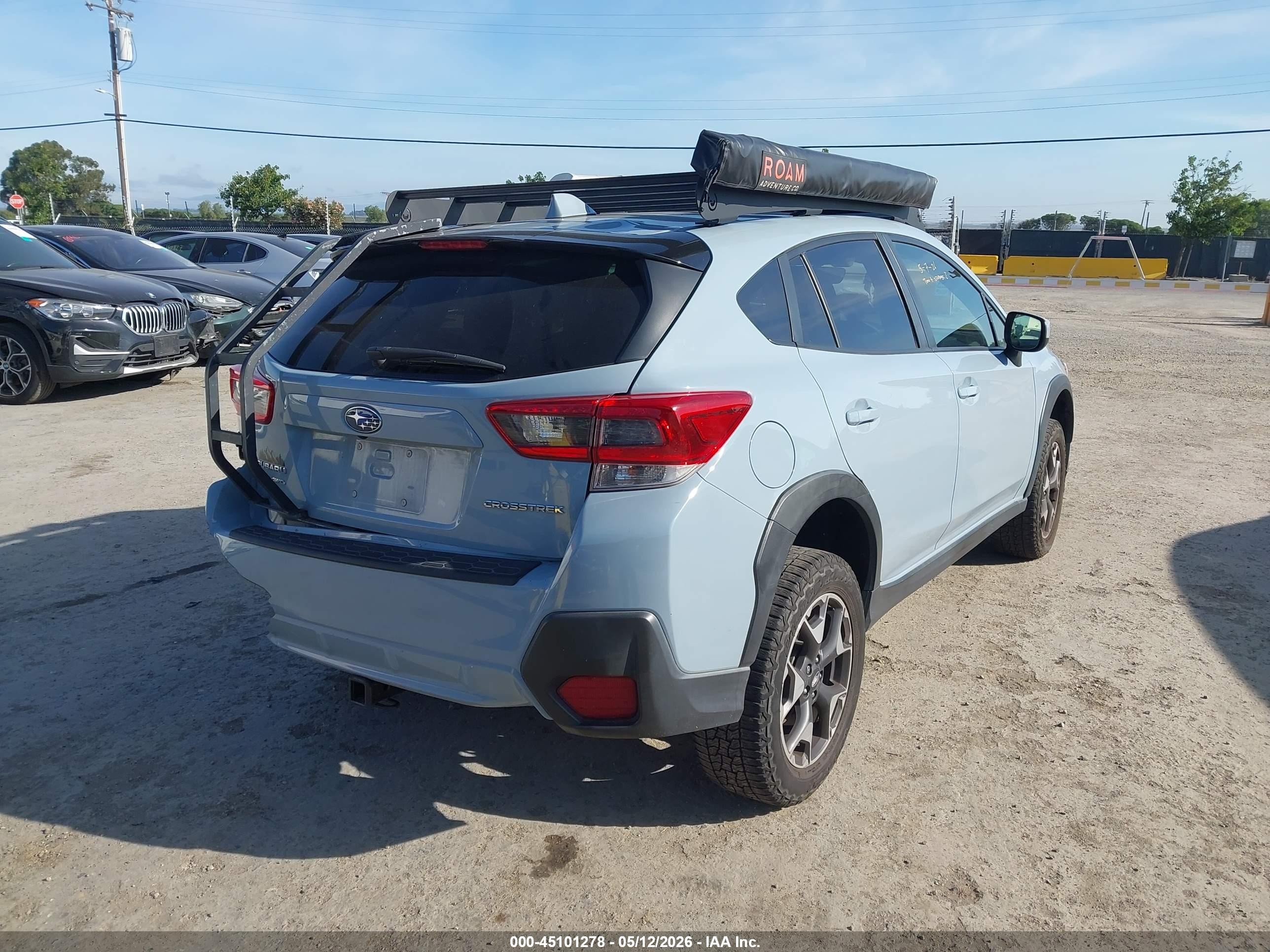 2020 Subaru Crosstrek VIN JF2GTAPC1LH259051 IAAI salvage auction — Front & Rear, Salvage (California), sold $2,600 on 2026-07-09 (photo 4)