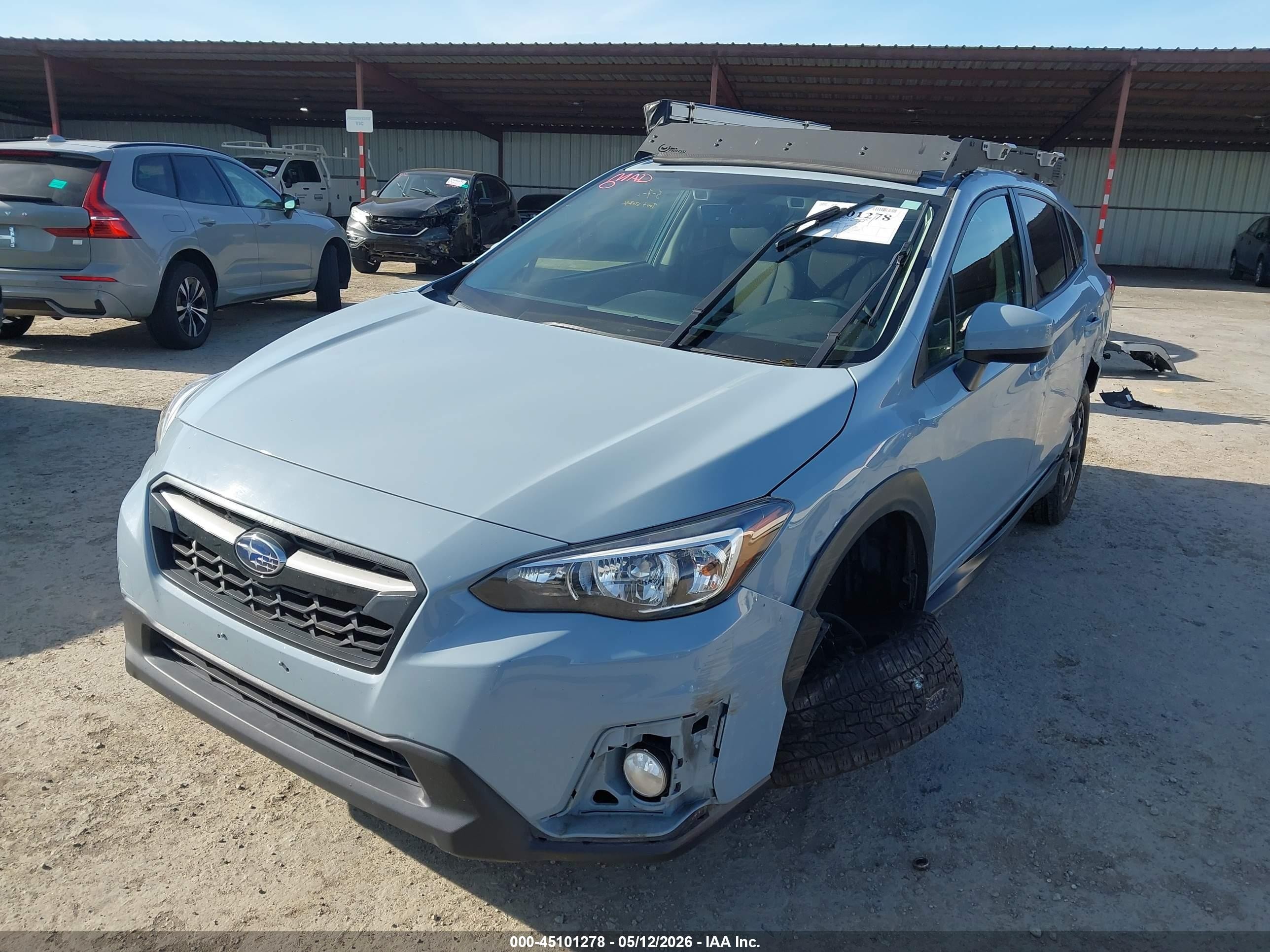 2020 Subaru Crosstrek VIN JF2GTAPC1LH259051 IAAI salvage auction — Front & Rear, Salvage (California), sold $2,600 on 2026-07-09 (photo 6)