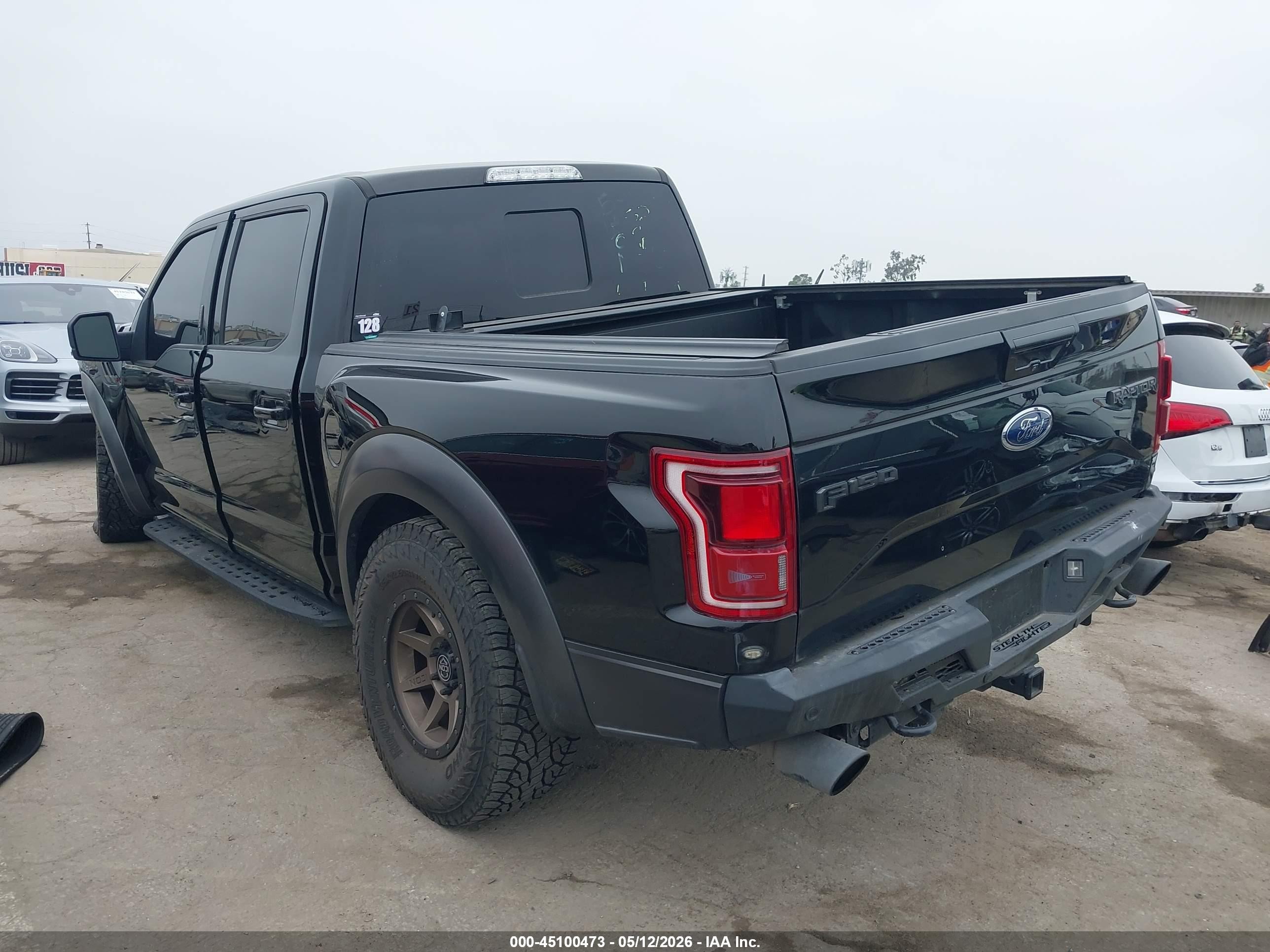 2017 Ford F-150 VIN 1FTFW1RG2HFC03463 IAAI salvage auction — Front End, Salvage (California), sold $14,100 on 2026-07-10 (photo 3)