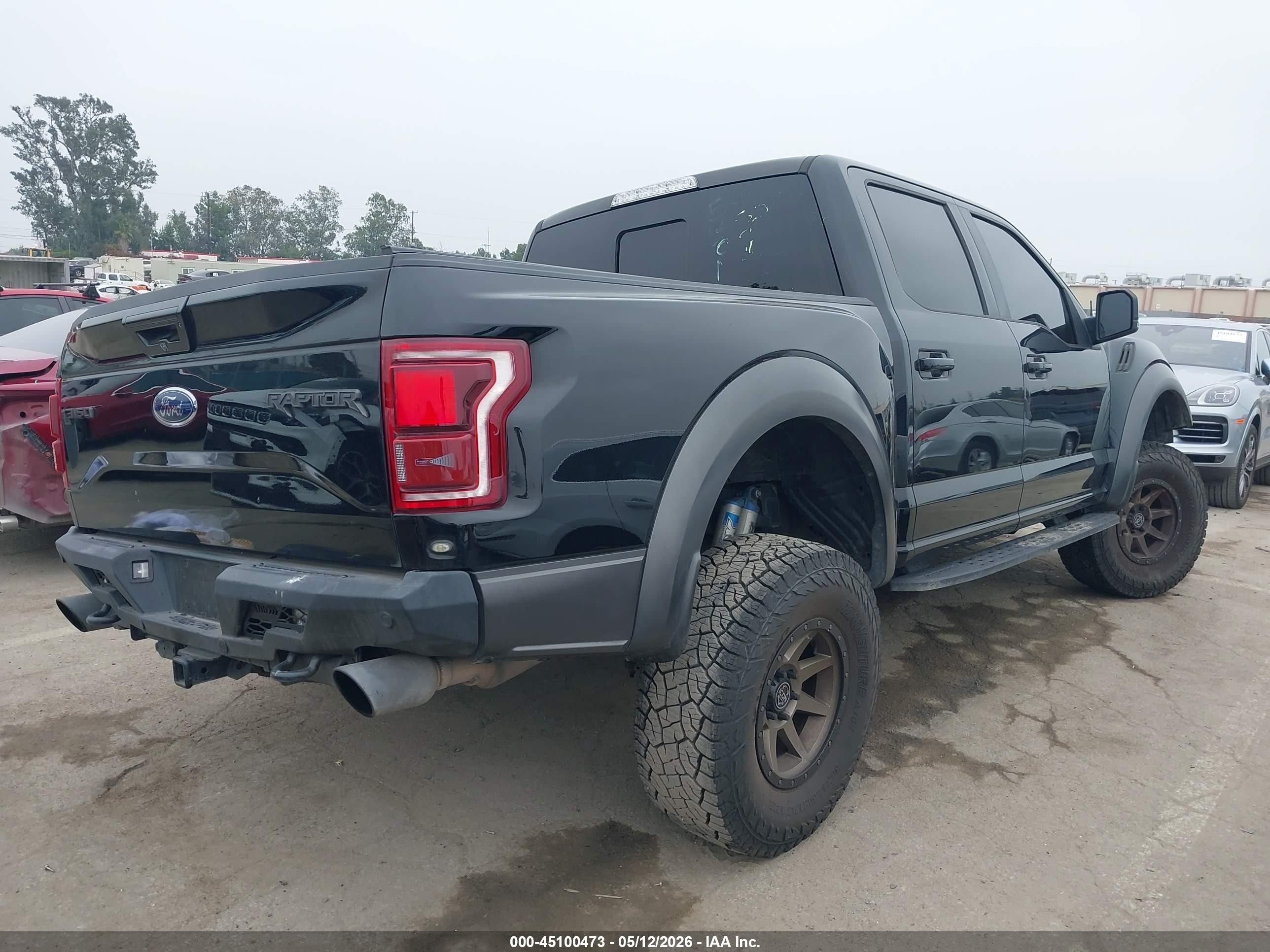 2017 Ford F-150 VIN 1FTFW1RG2HFC03463 IAAI salvage auction — Front End, Salvage (California), sold $14,100 on 2026-07-10 (photo 4)