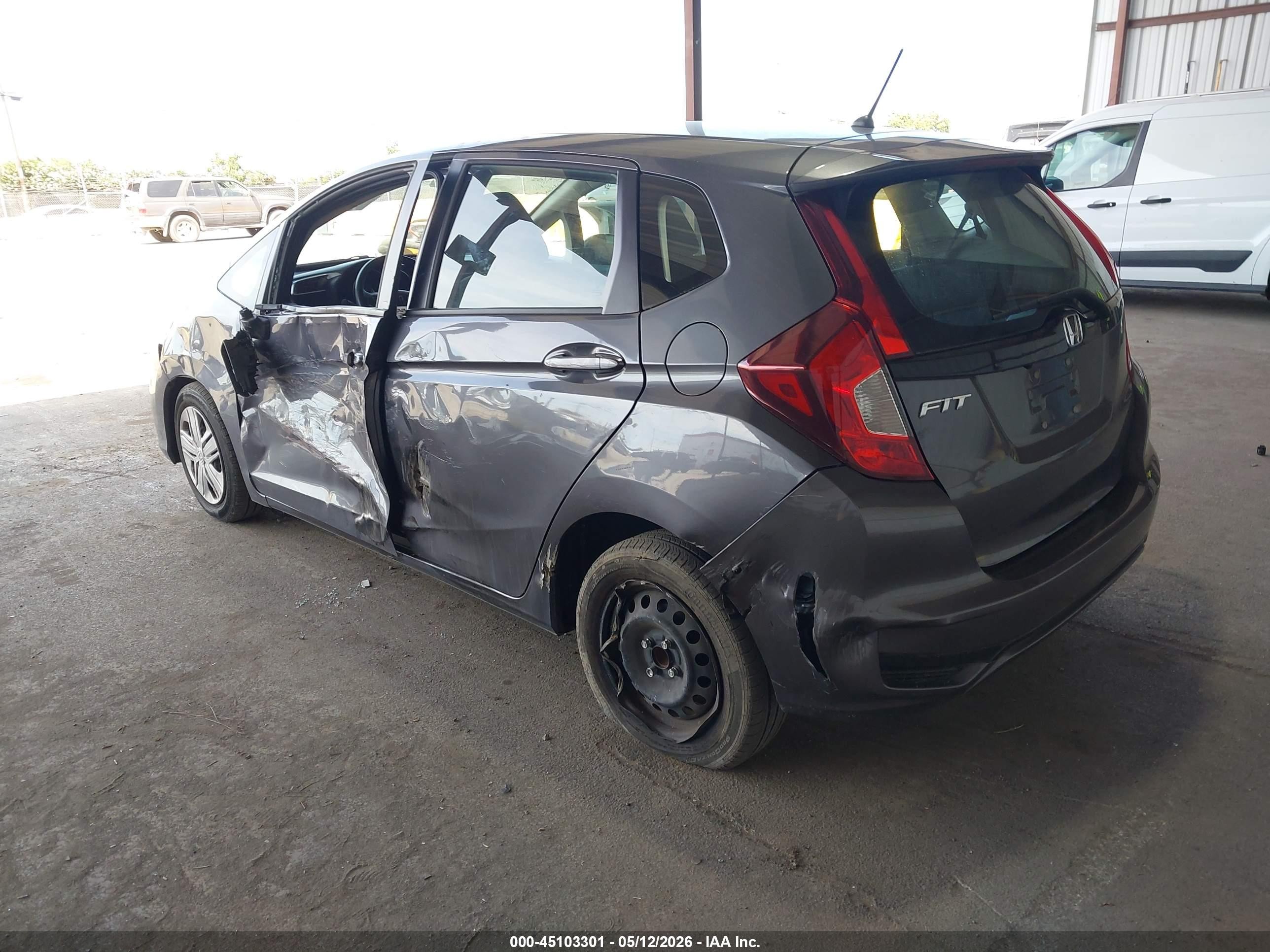 2020 Honda Fit VIN 3HGGK5H41LM715482 IAAI salvage auction — Side, Salvage (California), sold $5,050 on 2026-07-09 (photo 3)