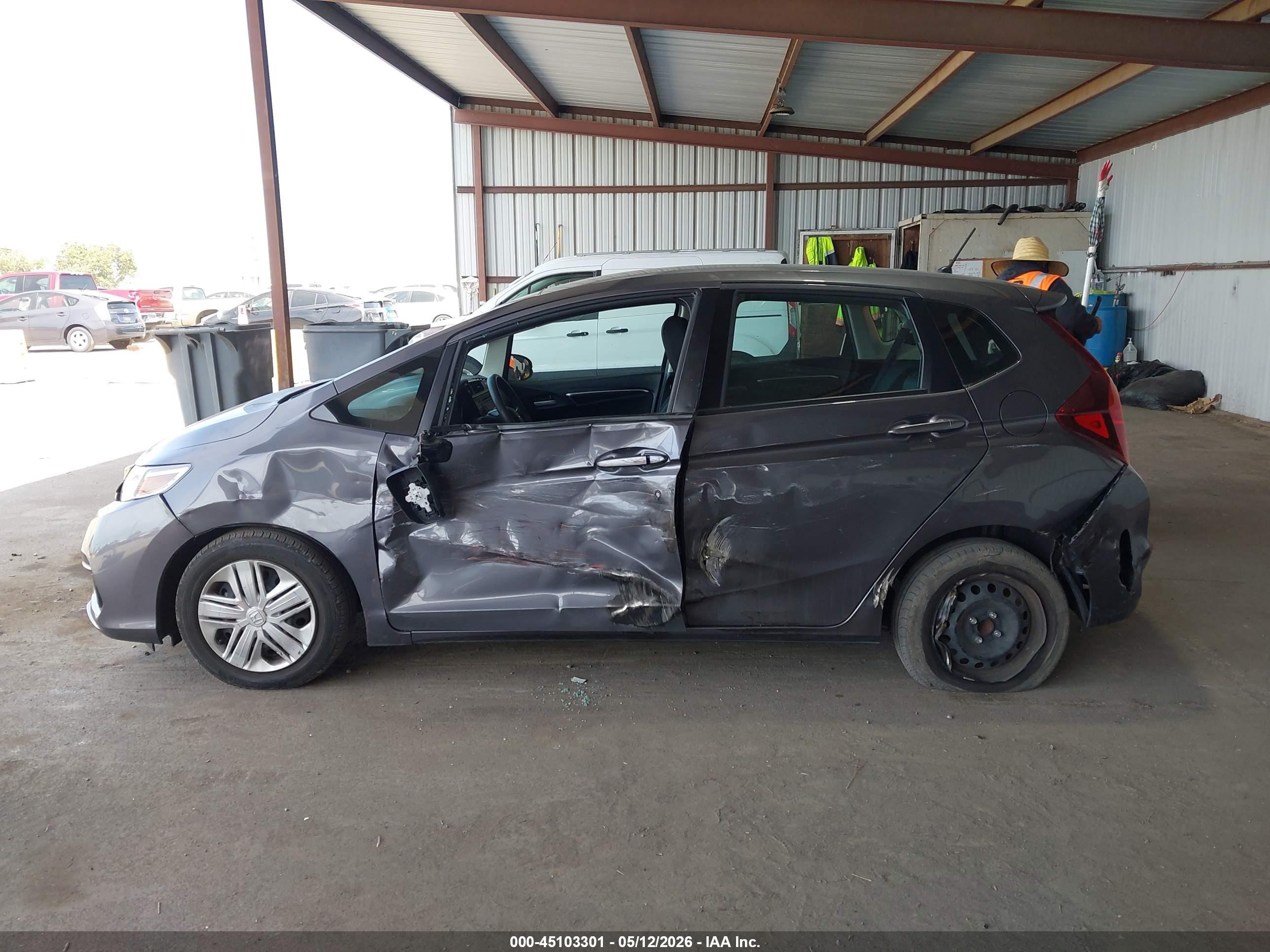 2020 Honda Fit VIN 3HGGK5H41LM715482 IAAI salvage auction — Side, Salvage (California), sold $5,050 on 2026-07-09 (photo 6)