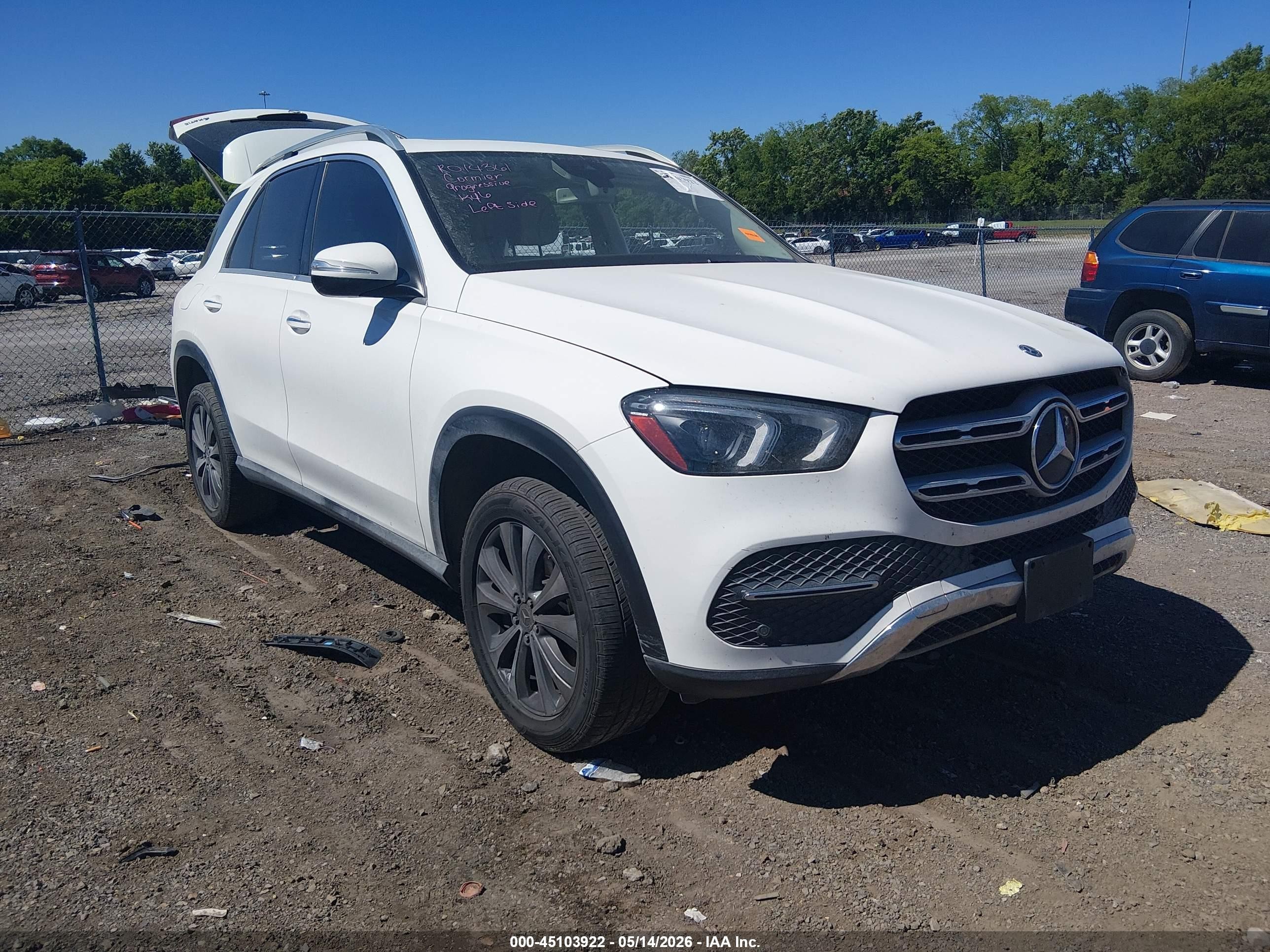 2020 Mercedes-Benz GLE-Class VIN 4JGFB4KB3LA012261 — IAAI salvage auction photo