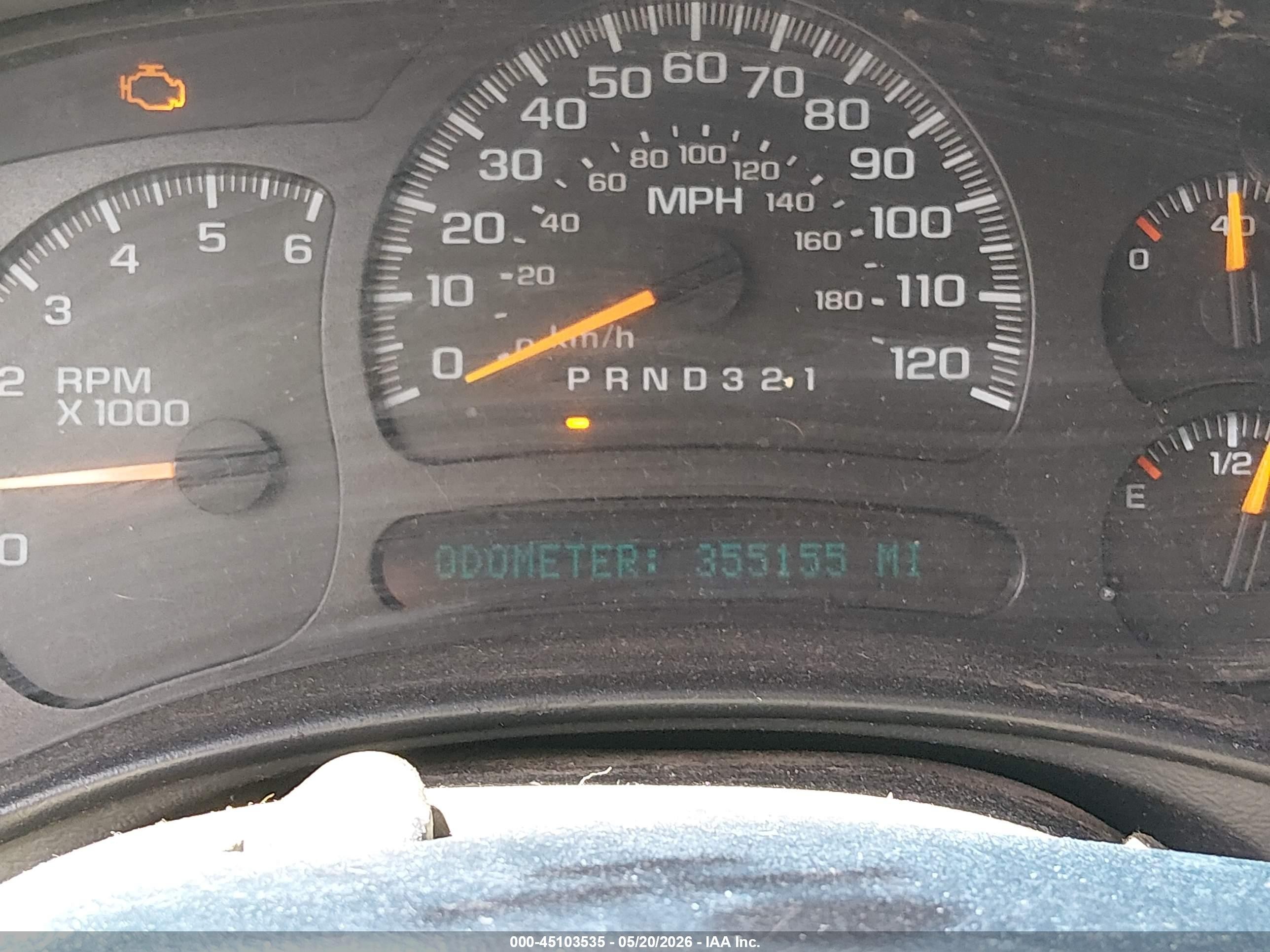 2006 GMC Sierra 1500 VIN 2GTEK19B261326079 IAAI salvage auction — Front End, Clear (Wyoming), sold $950 on 2026-07-02 (photo 7)