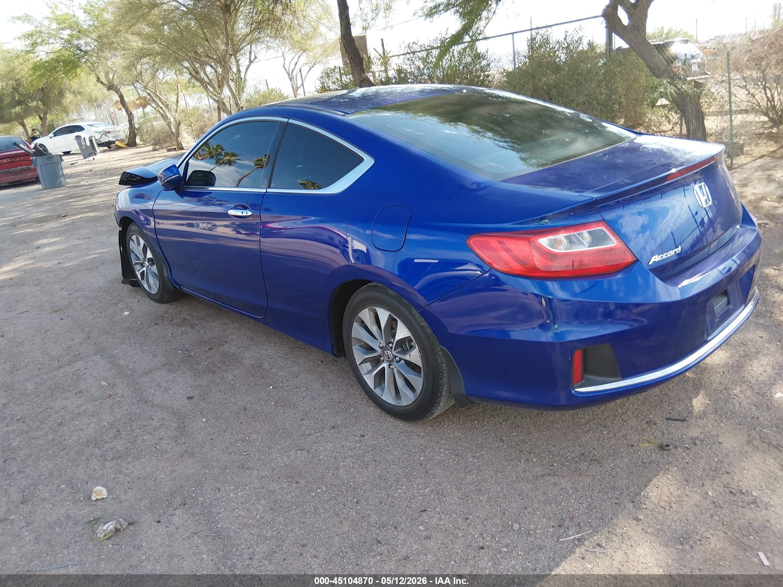 2014 Honda Accord VIN 1HGCT1B70EA003259 IAAI salvage auction — Front End, Salvage (Arizona), sold $1,875 on 2026-07-02 (photo 3)