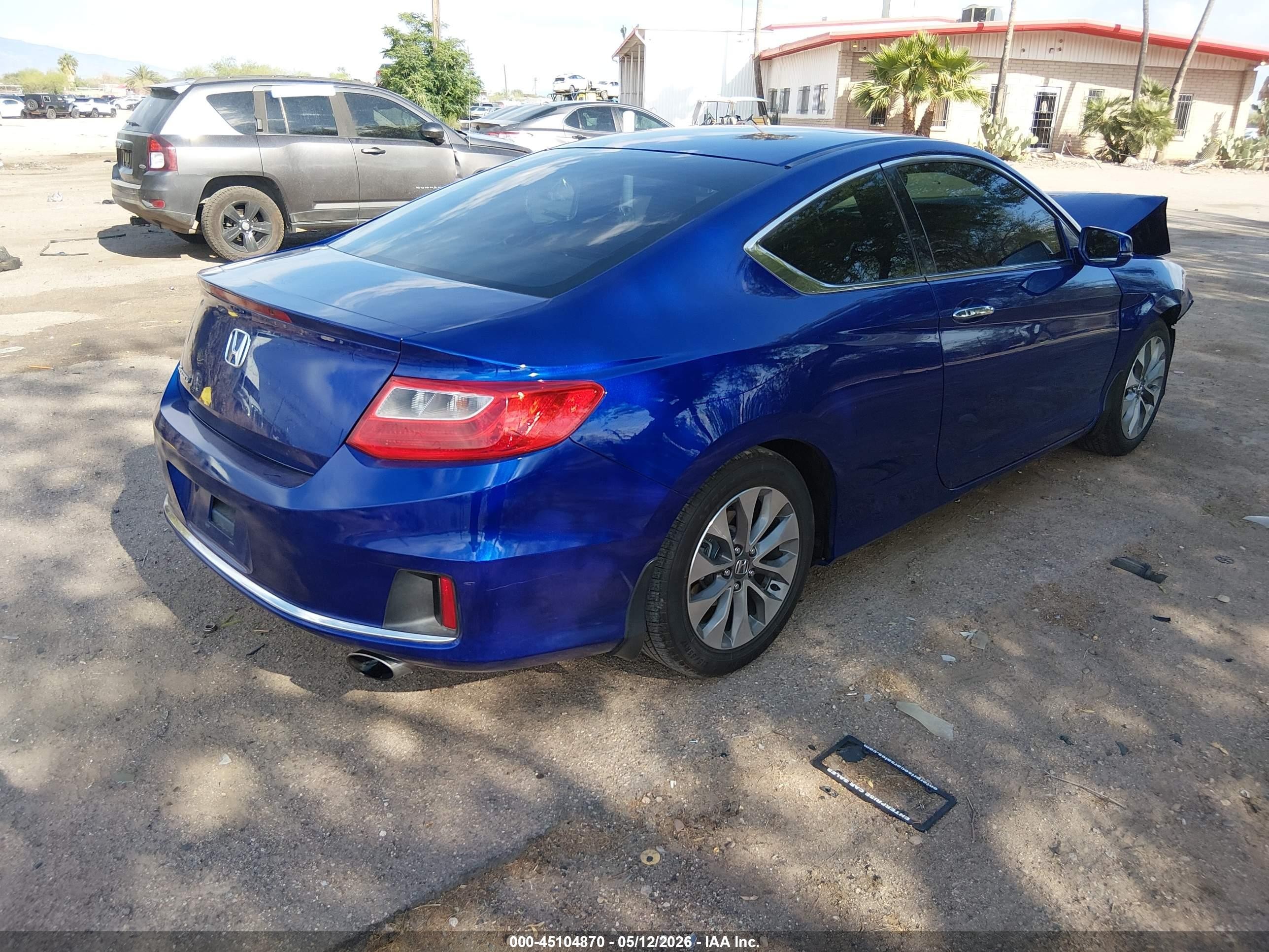 2014 Honda Accord VIN 1HGCT1B70EA003259 IAAI salvage auction — Front End, Salvage (Arizona), sold $1,875 on 2026-07-02 (photo 4)