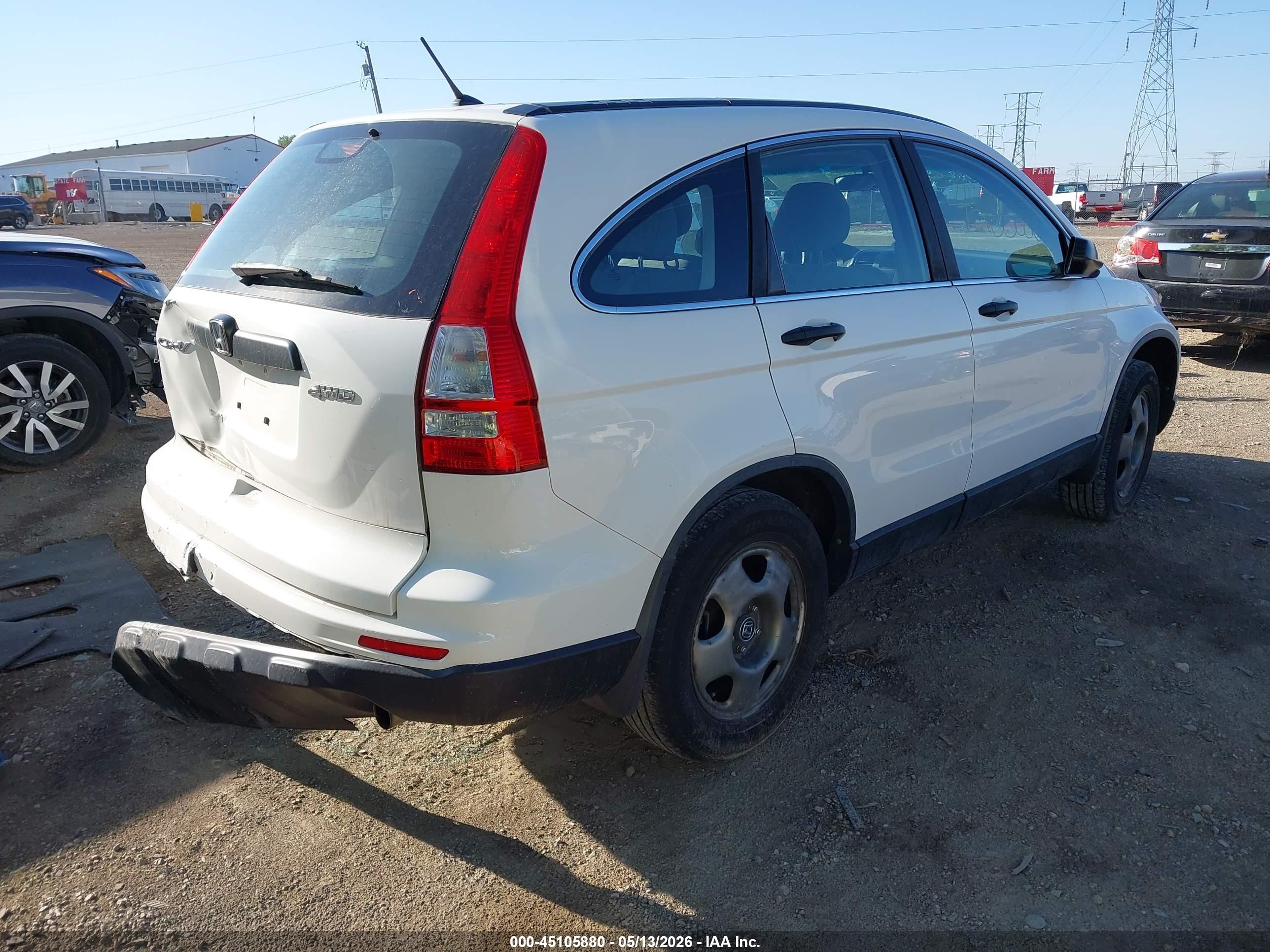 2011 Honda CR-V VIN 5J6RE4H35BL117986 IAAI salvage auction — Rear End, Clear (Indiana), sold $2,750 on 2026-06-24 (photo 4)