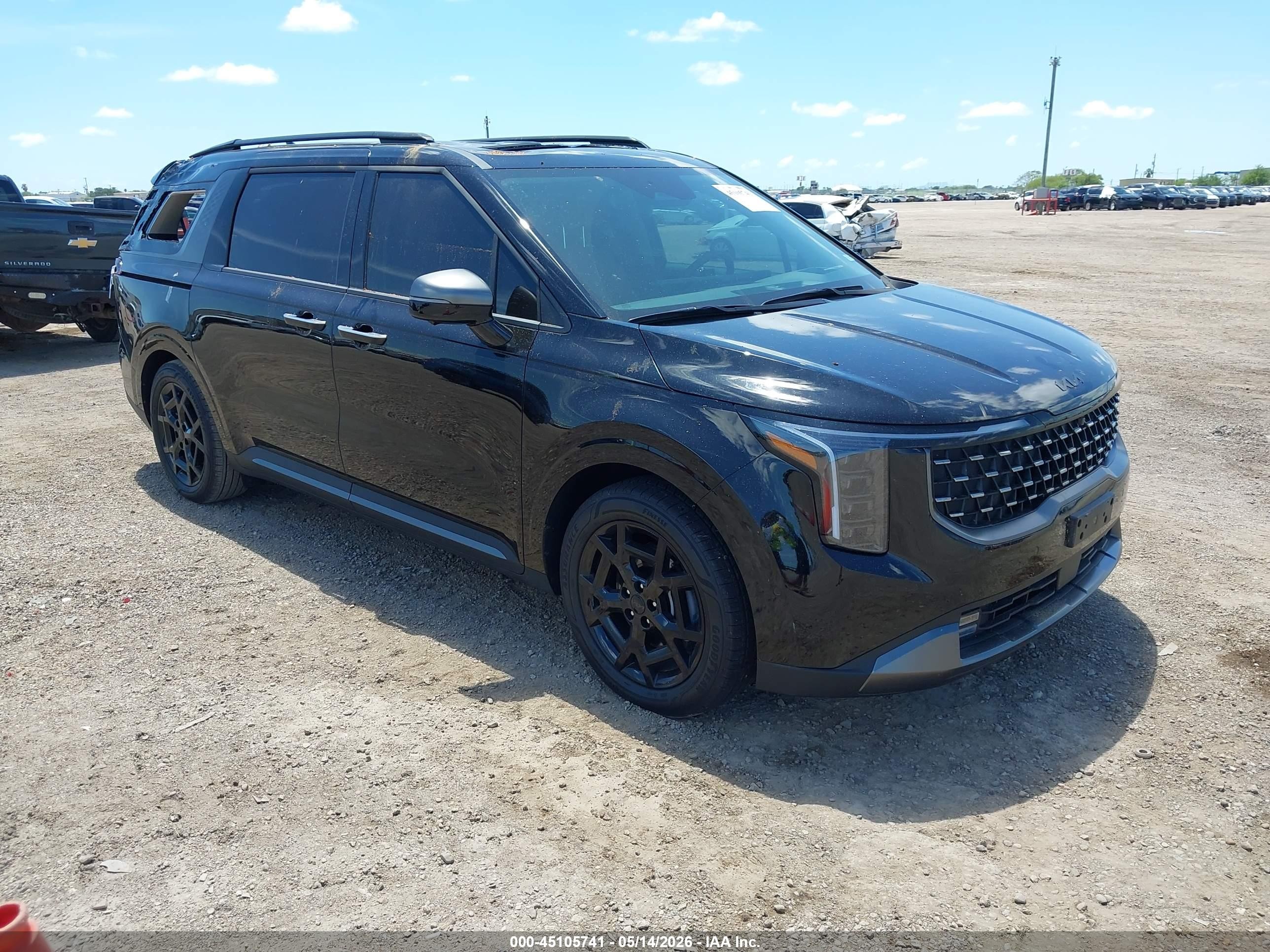2026 Kia Carnival VIN KNDNE5K30T6580153 IAAI salvage auction — Unknown, Original (Texas), sold $14,100 on 2026-08-12 (photo 1)