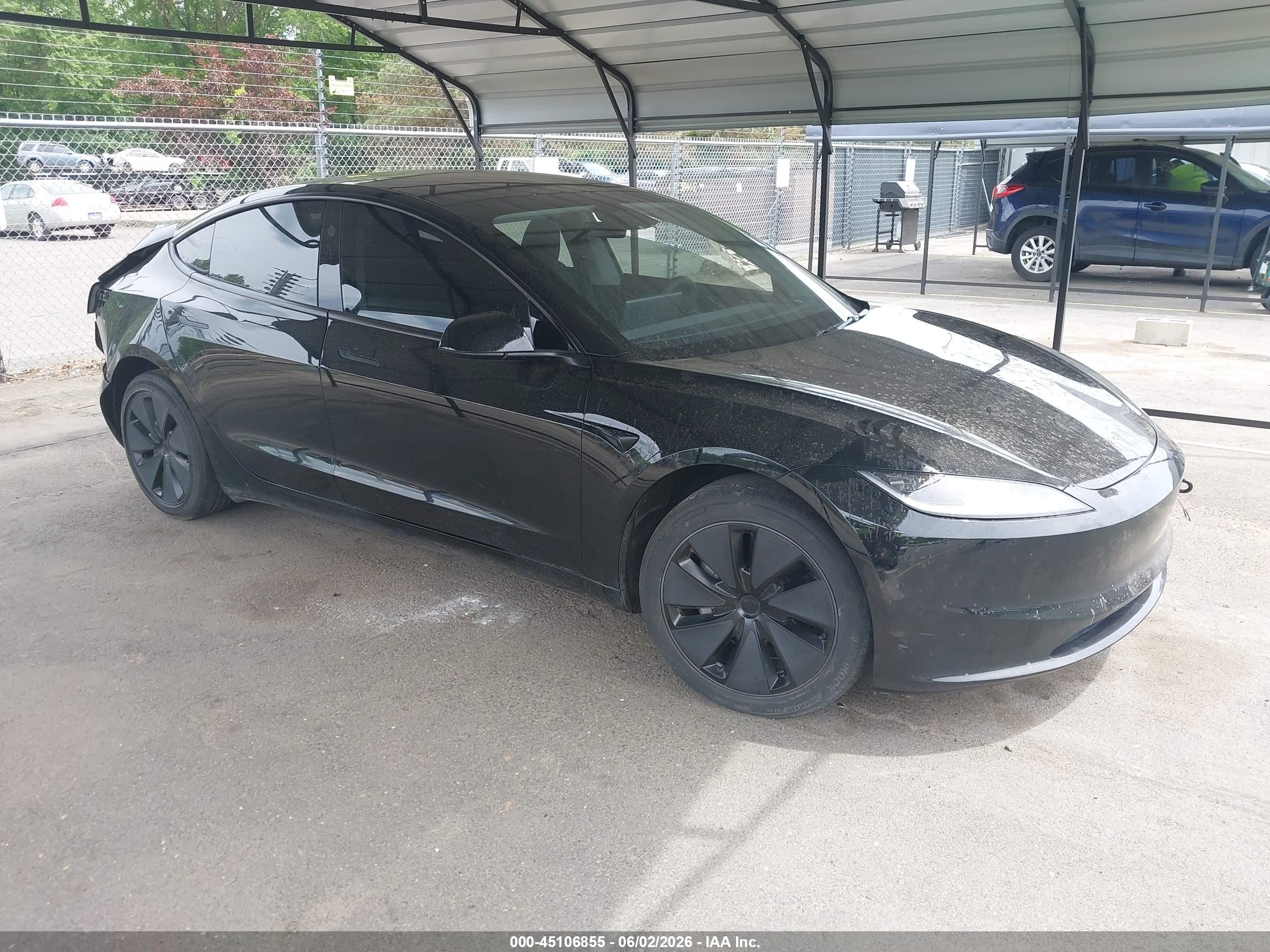2024 Tesla Model 3 VIN 5YJ3E1EB6RF806602 — IAAI salvage auction photo