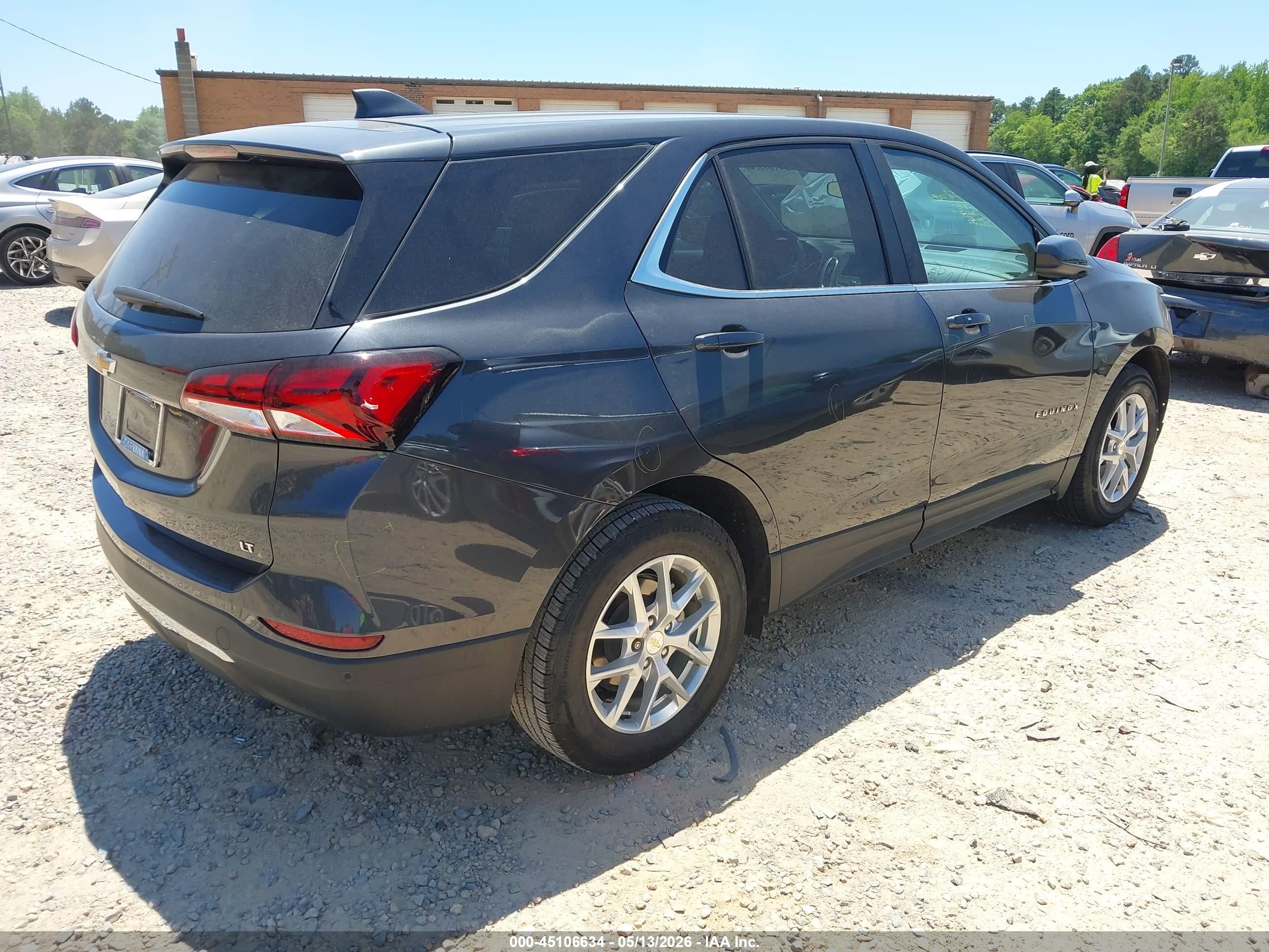 2022 Chevrolet Equinox VIN 3GNAXKEV6NS213171 IAAI salvage auction — Front End, Salvage (North Carolina), sold $4,550 on 2026-07-10 (photo 4)