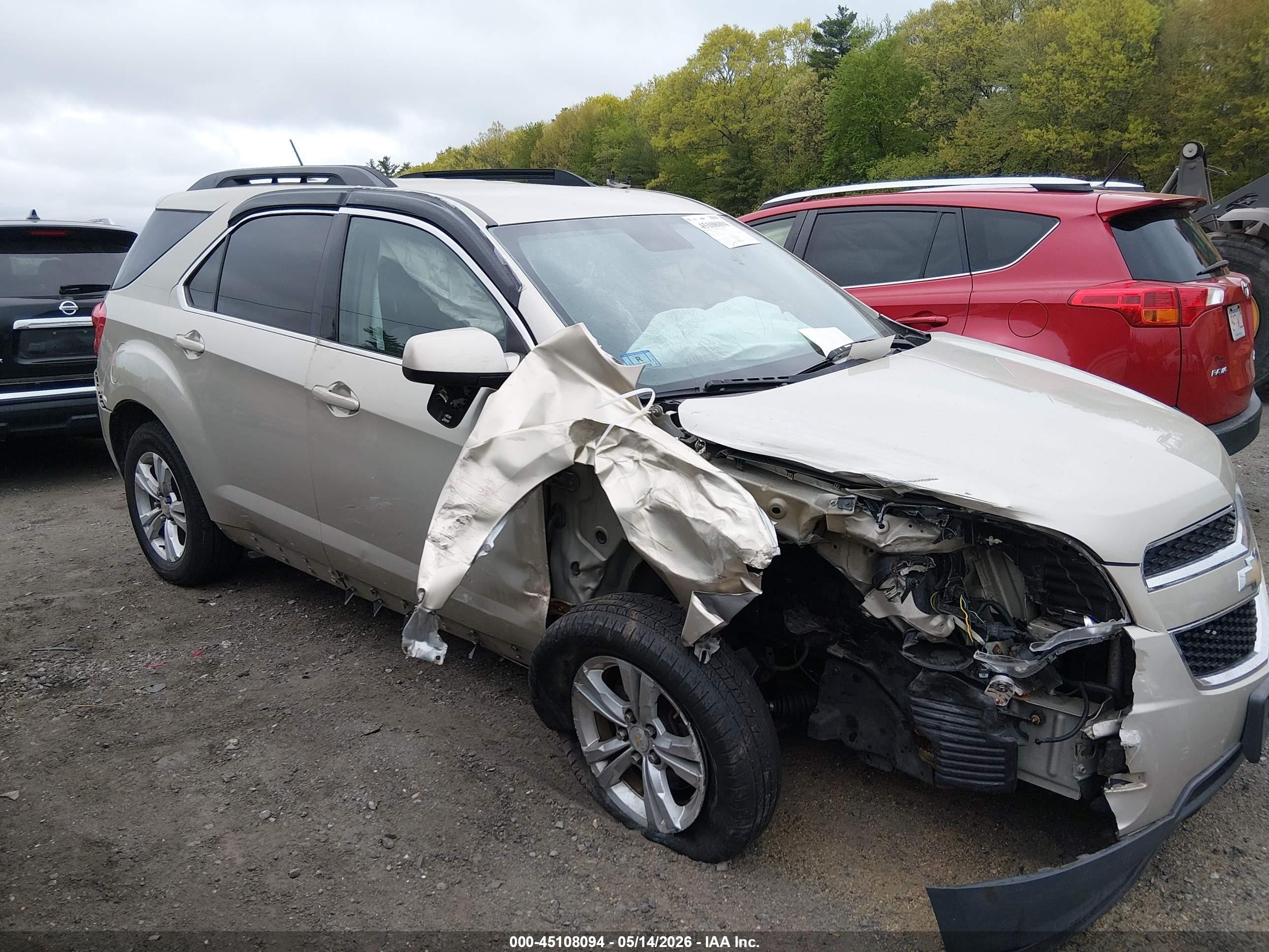 2013 Chevrolet Equinox VIN 2GNALDEKXD6124701 — IAAI salvage auction photo