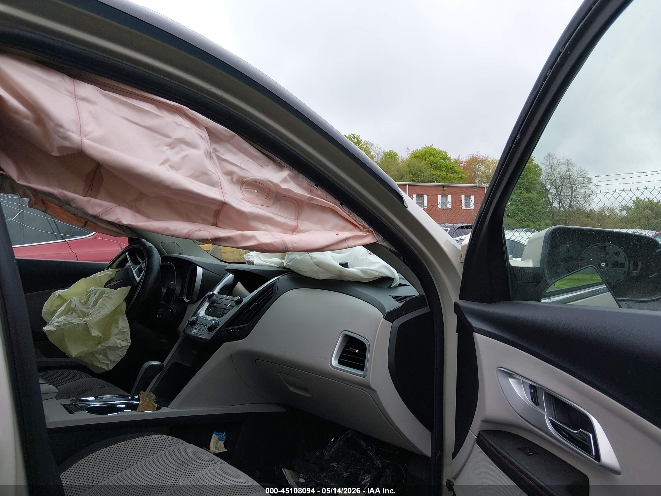 2013 Chevrolet Equinox VIN 2GNALDEKXD6124701 IAAI salvage auction — Front End, Salvage (Massachusetts), sold $150 on 2026-07-07 (photo 5)