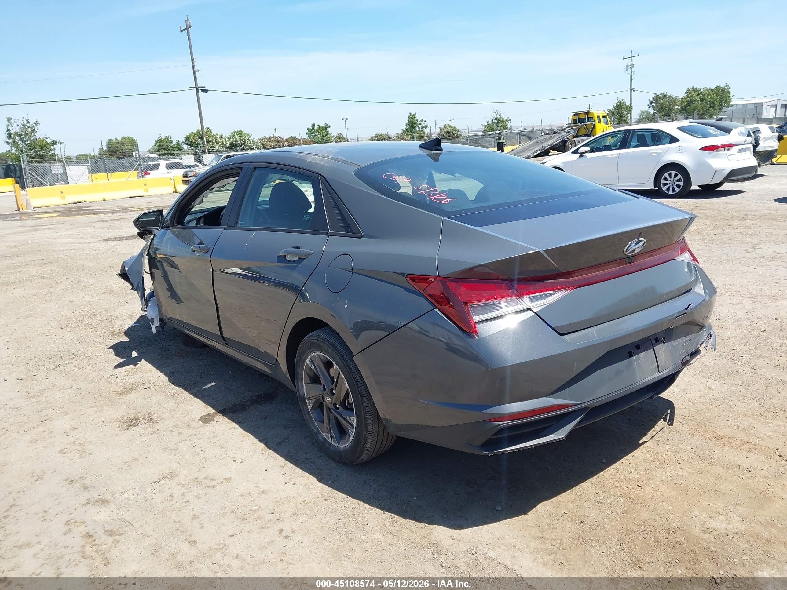 2023 Hyundai Elantra VIN KMHLM4AG6PU595181 IAAI salvage auction — Front End, Salvage (California), sold $1,400 on 2026-07-09 (photo 3)