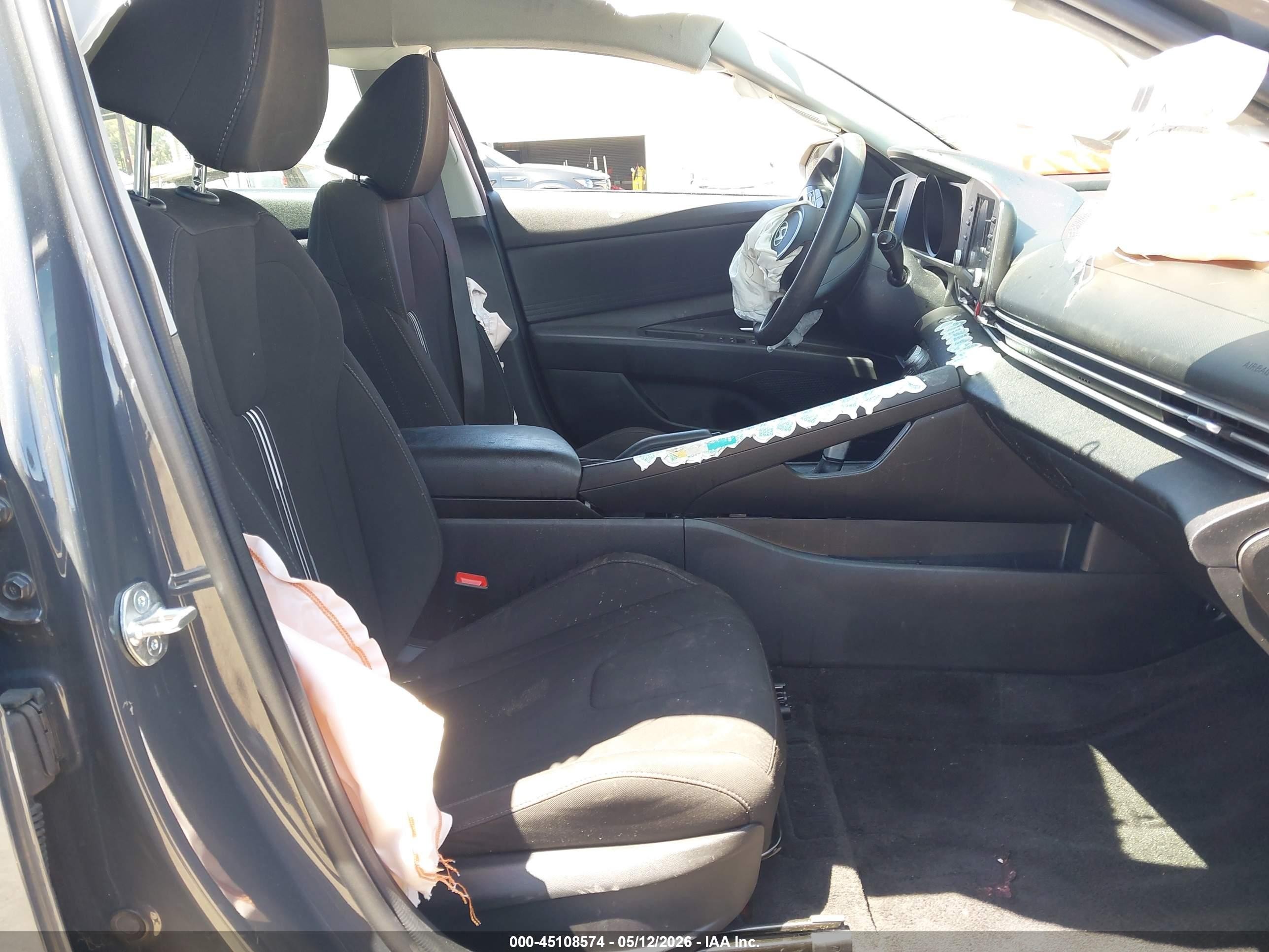 2023 Hyundai Elantra VIN KMHLM4AG6PU595181 IAAI salvage auction — Front End, Salvage (California), sold $1,400 on 2026-07-09 (photo 5)
