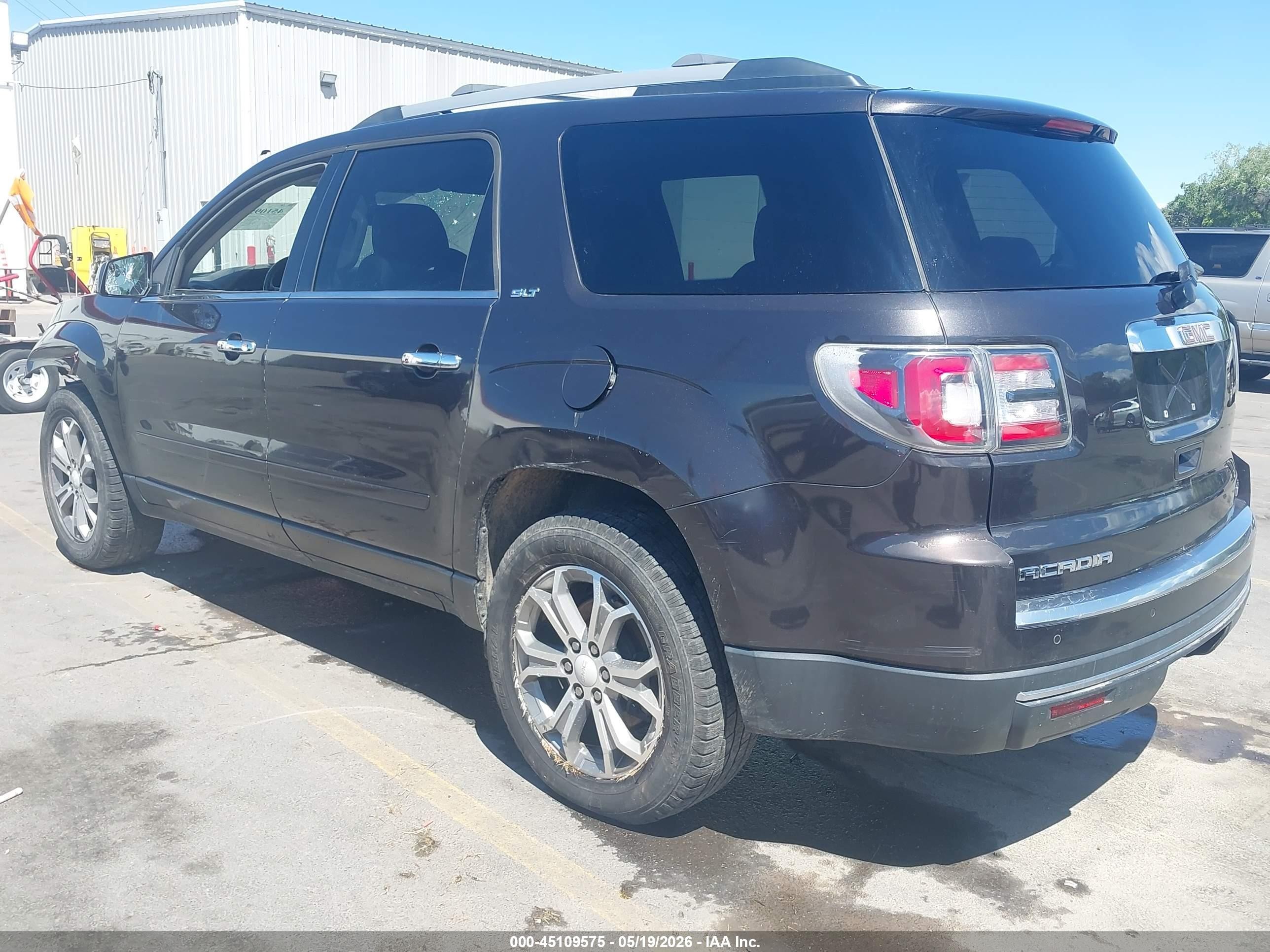 2014 GMC Acadia VIN 1GKKVRKD5EJ347084 IAAI salvage auction — Front End, Salvage (Utah), sold $400 on 2026-07-09 (photo 3)