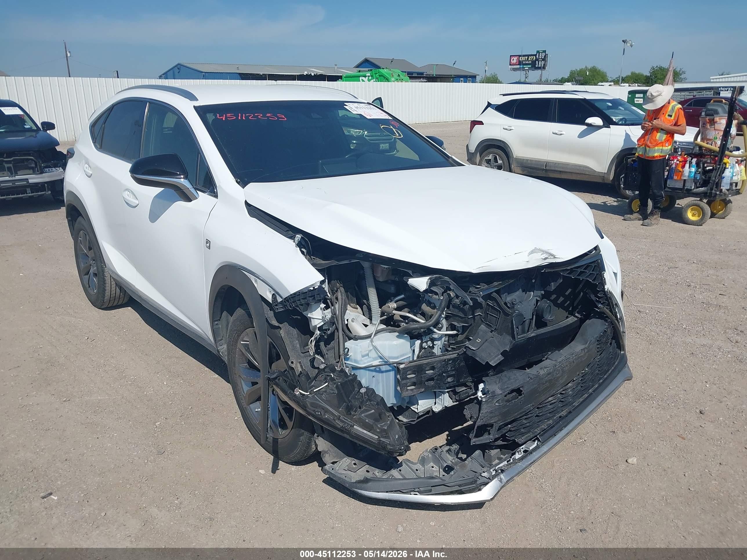 2019 Lexus NX 300 VIN JTJYARBZ5K2134992 — IAAI salvage auction photo