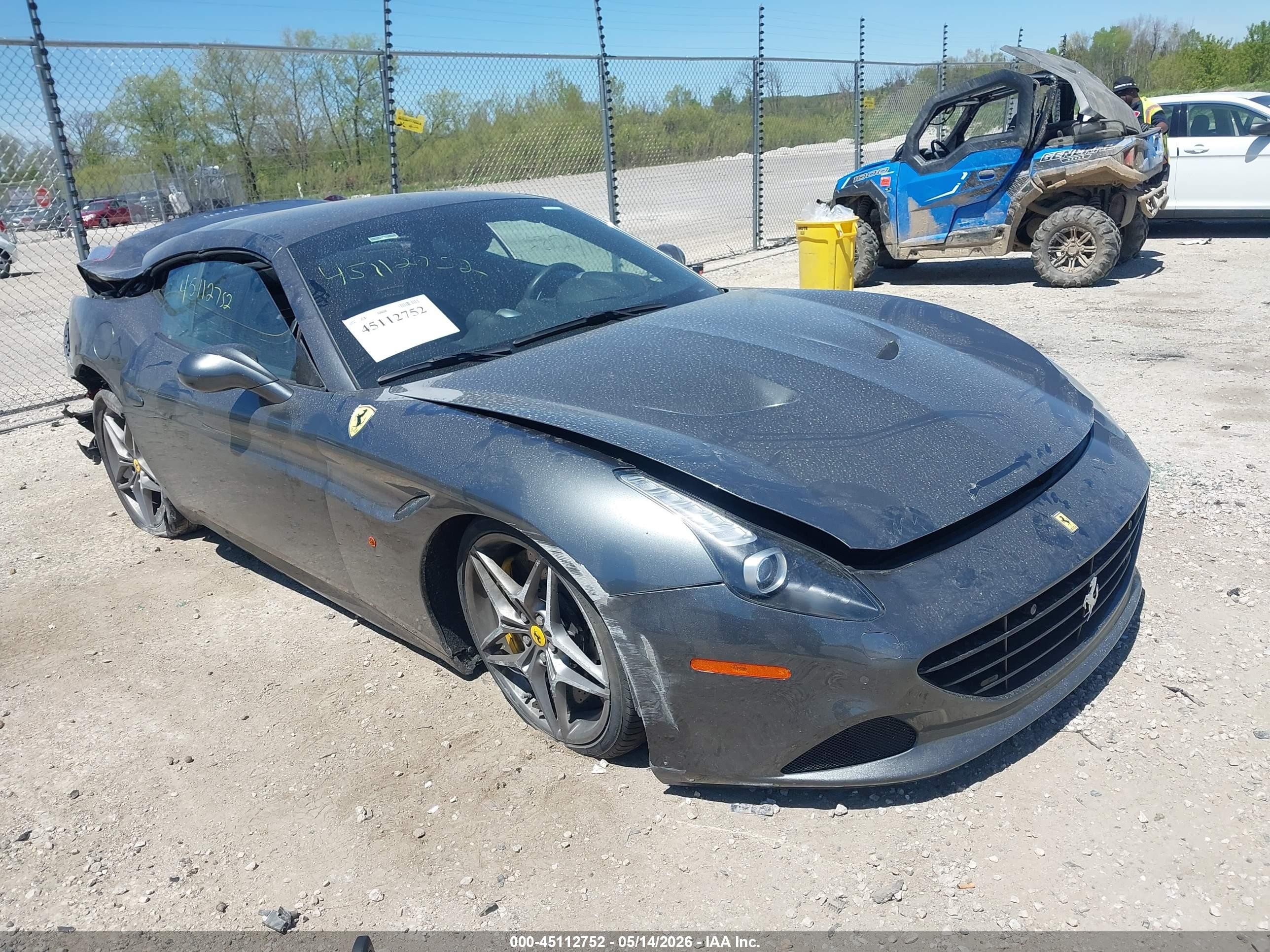 2018 Ferrari California T VIN ZFF77XJA1J0228747 — IAAI salvage auction photo
